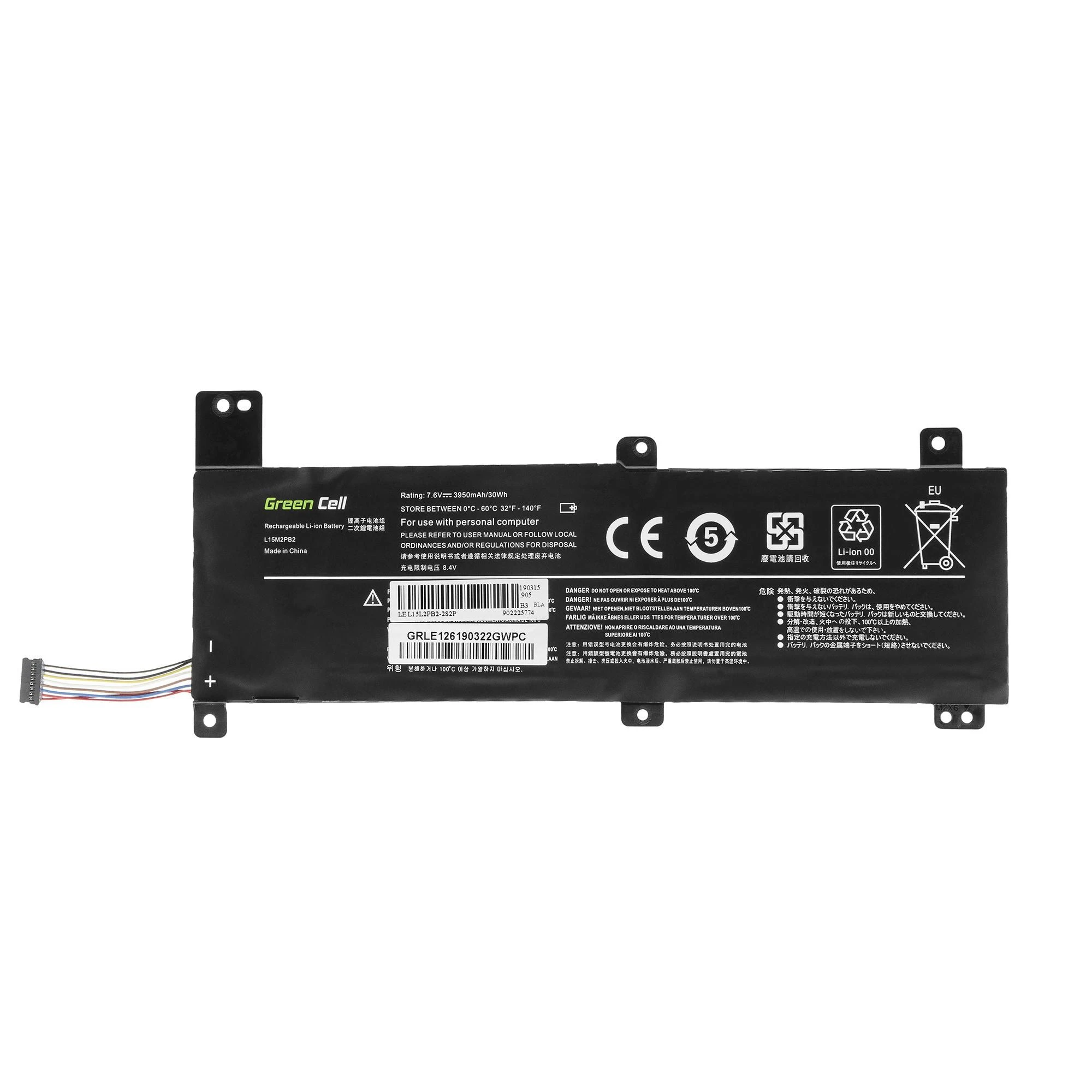 Žalias Cell Žalias Cell baterija L15C2PB2 L15C2PB4 L15L2PB2 L15M2PB2 skirta Lenovo IdeaPad 310-14IAP 310-14IKB 310-14ISK