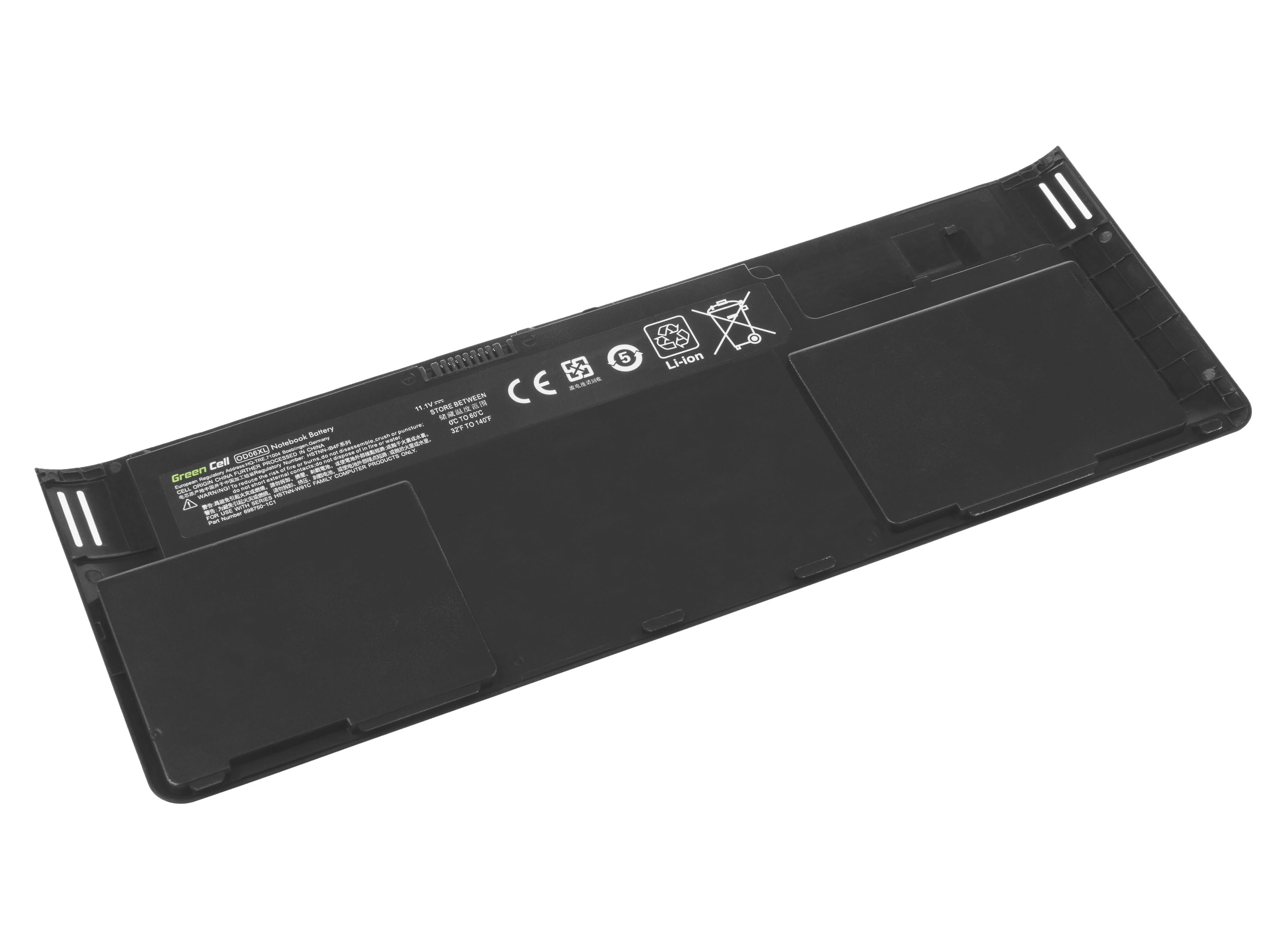 Žalias CELL Baterija, skirta HP EliteBook Revolve 810 G1