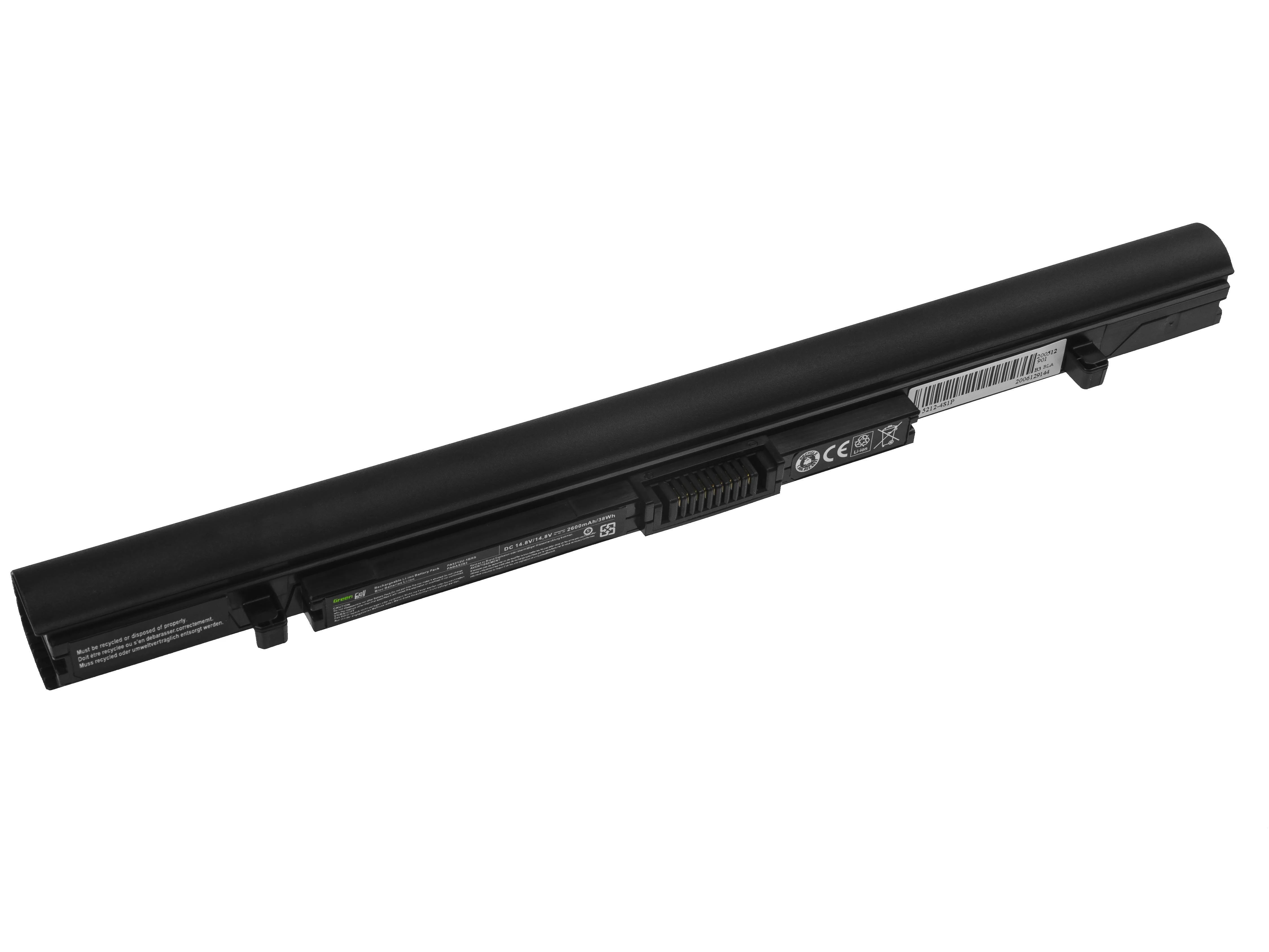 Green Cell Žalias Cell GREENCELL PRO Baterija PA5212U-1BRS, skirta Toshiba Satellite Pro A30-C A40-C A50-C R50-B R50-C Tecra A50-C Z50-C