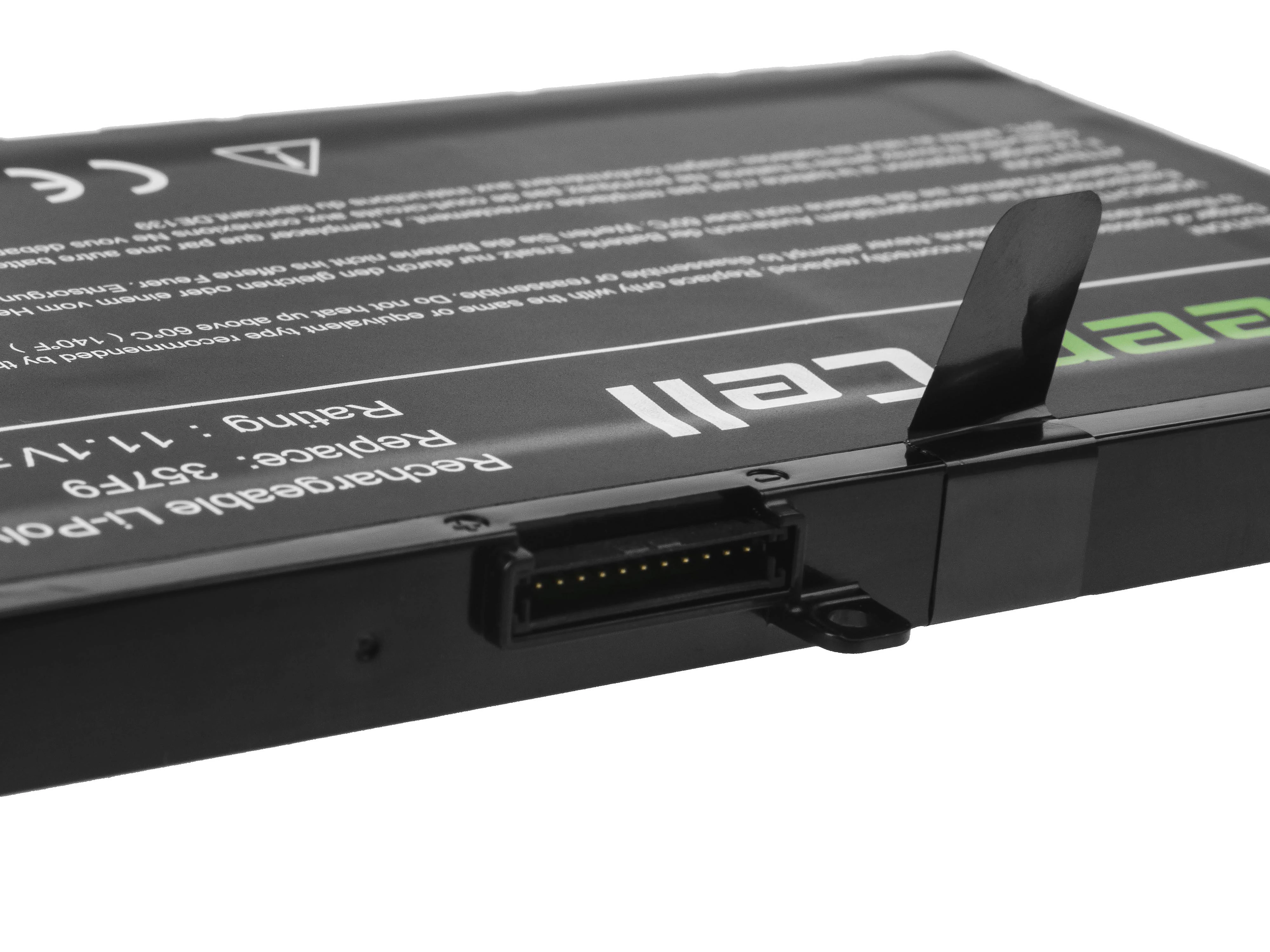 Green Cell Žalias Cell GREENCELL Baterija 357F9, skirta Dell Inspiron 15 5576 5577 7557 7559 7566 7567 4200 mAh