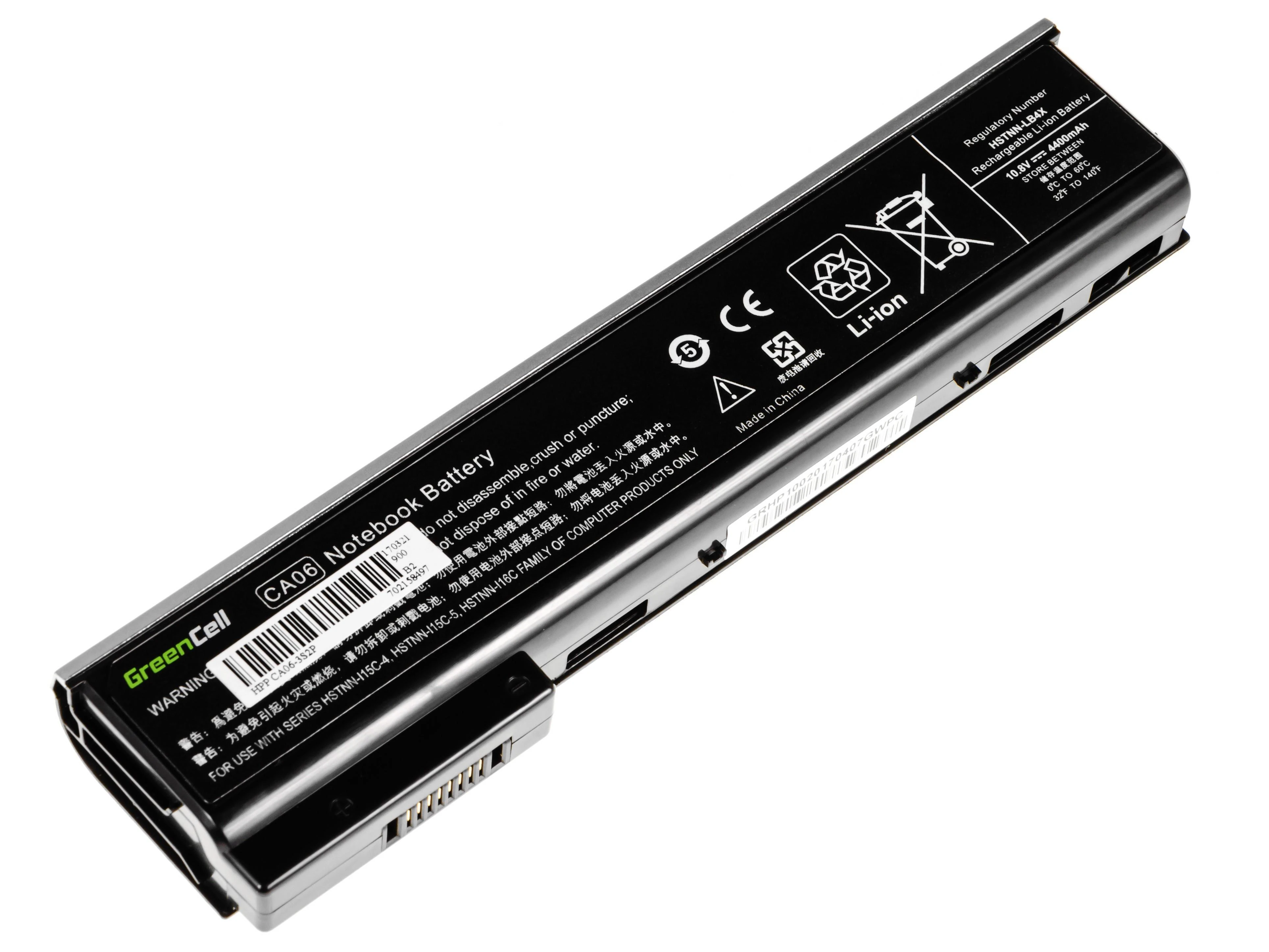 GREENCELL HP100 Baterija Žalias Cell CA06 CA06XL, skirta HP ProBook 640 645 650 655 G1