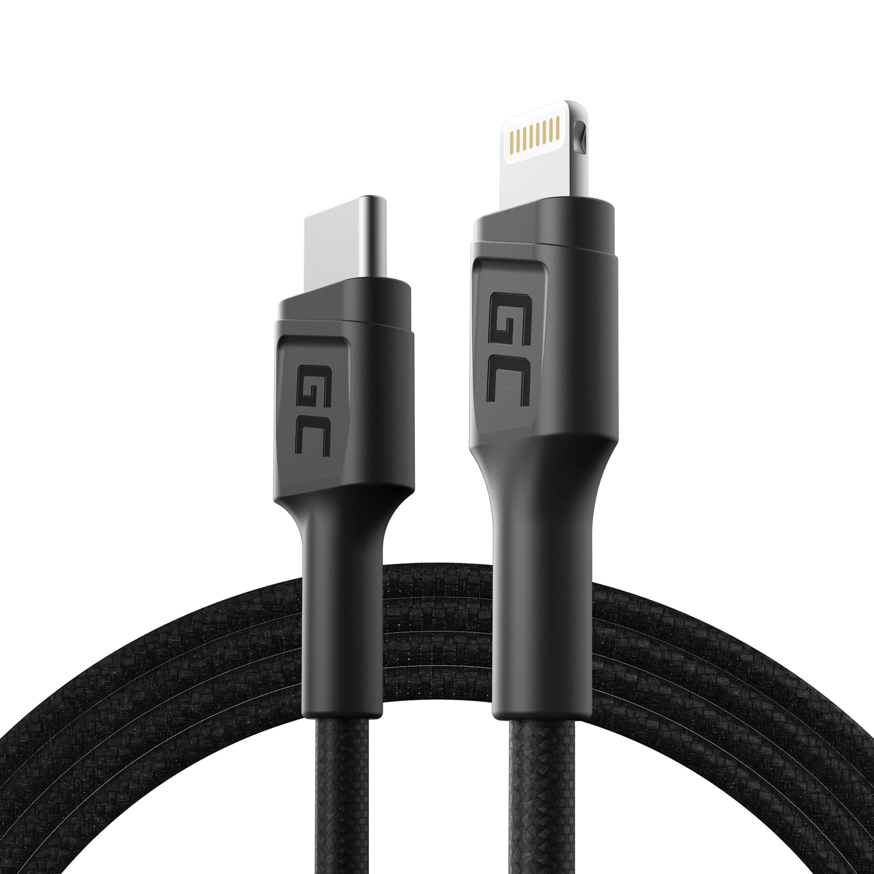 Green Cell Žalias Cell GREENCELL KABGC07 Kabelis GC Power Stream USB-C - Lightning 100 cm su maitinimo tiekimu