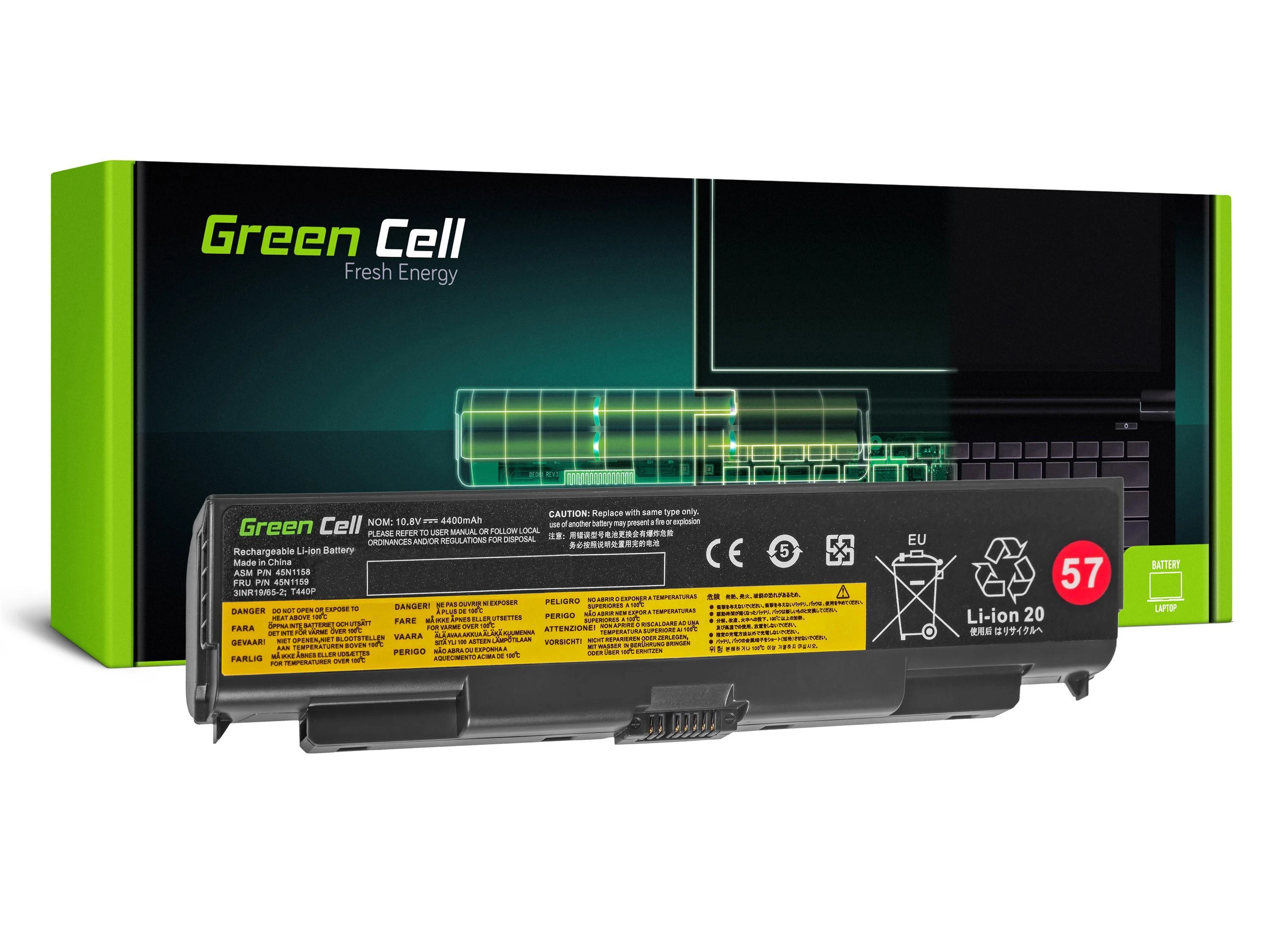 Žalias Cell GREENCELL LE89 Baterija Žalias Cell, skirta Lenovo ThinkPad T440P T540P W540 W541 L440