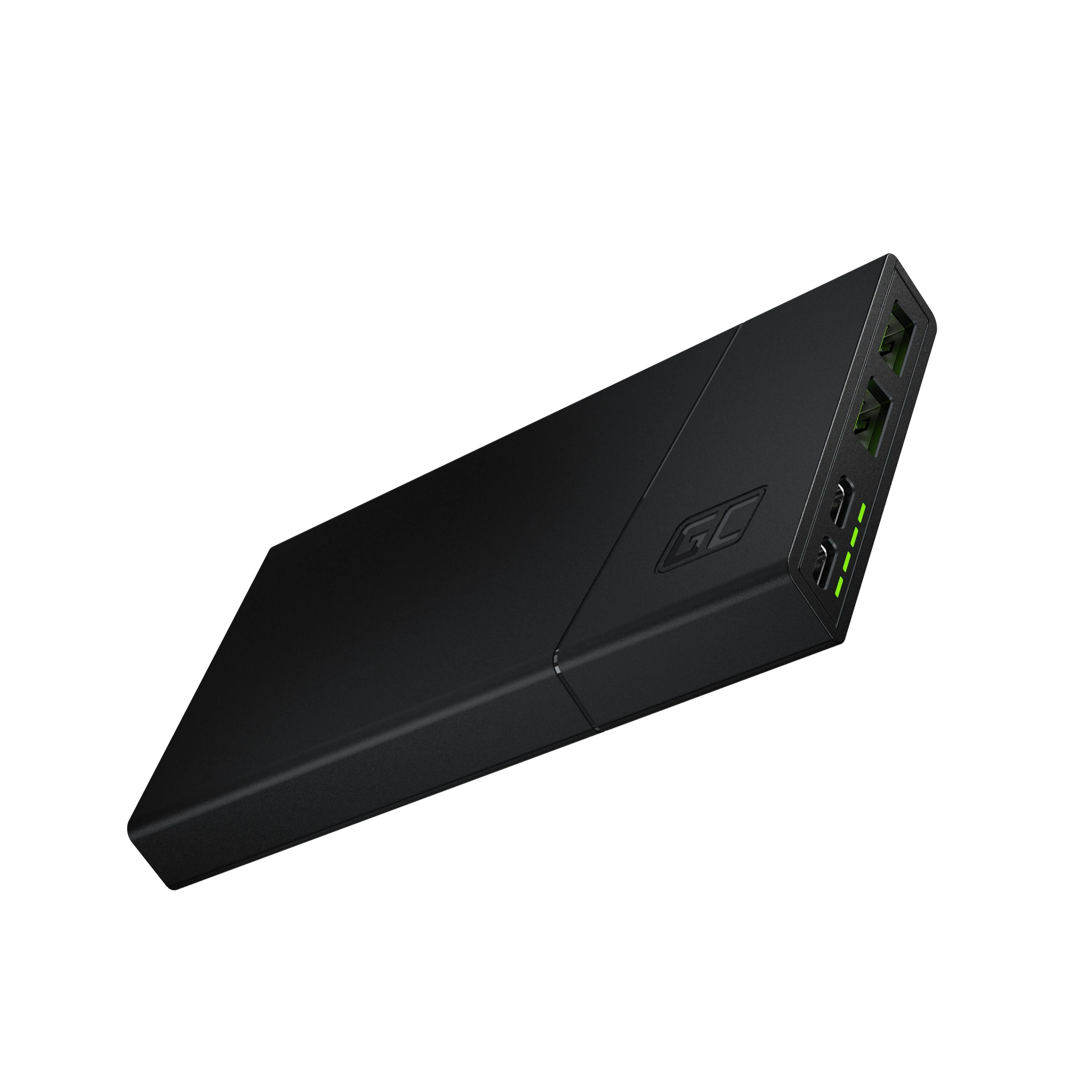 Green Cell Žalias Cell Žalias CELL Power Bank PowerPlay10 10000mAh USB-C 18W PD ir 2x USB-A GC Ultra Charge