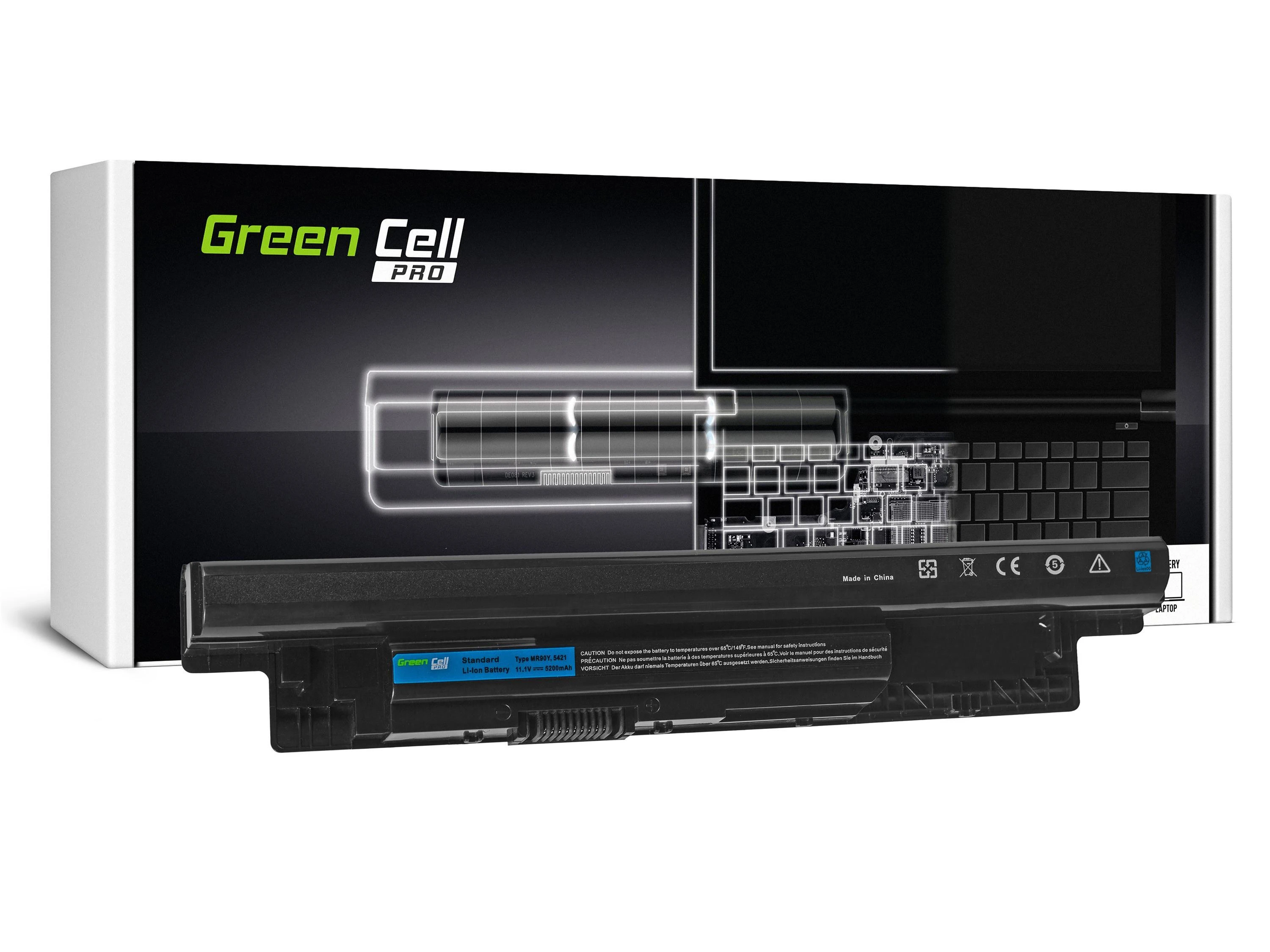 Green Cell Žalias Cell GREENCELL DE69PRO Baterija Žalias Cell PRO MR90Y skirta Dell