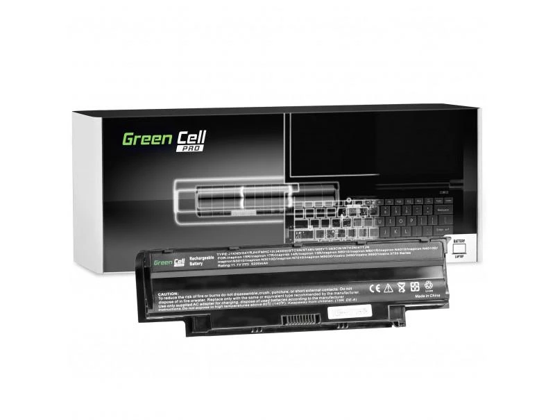Green Cell Žalias Cell GREENCELL DE01PRO Baterija Žalias Cell PRO J1KND skirta Dell Inspiron, Vostro