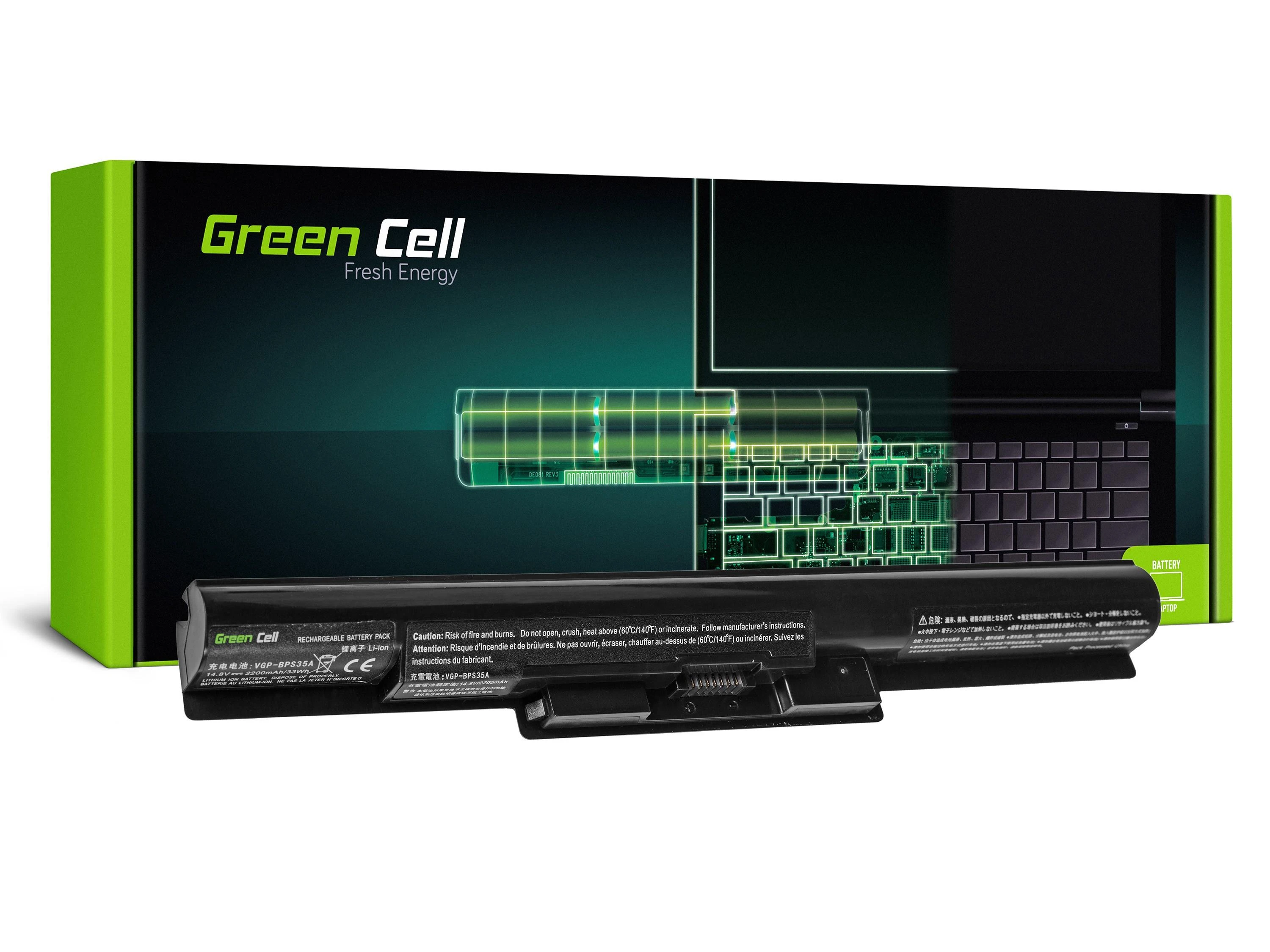 Green Cell Žalias Cell GREENCELL SY18 Baterija Žalias Cell, skirta Sony VGP-BPS35A