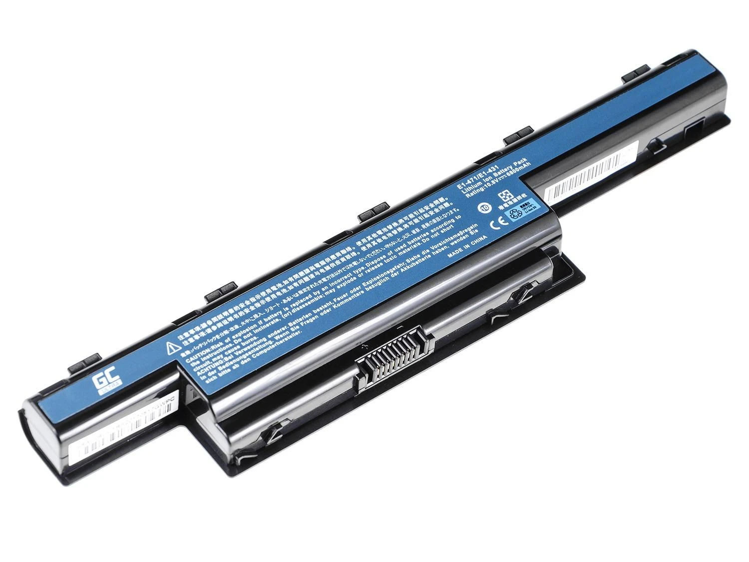 Green Cell Žalias Cell Žalias Cell ULTRA akumuliatorius, skirtas Acer Aspire 5740G 5741G 5742G 5749Z 5750G 5755G / 11.1V 6800mAh