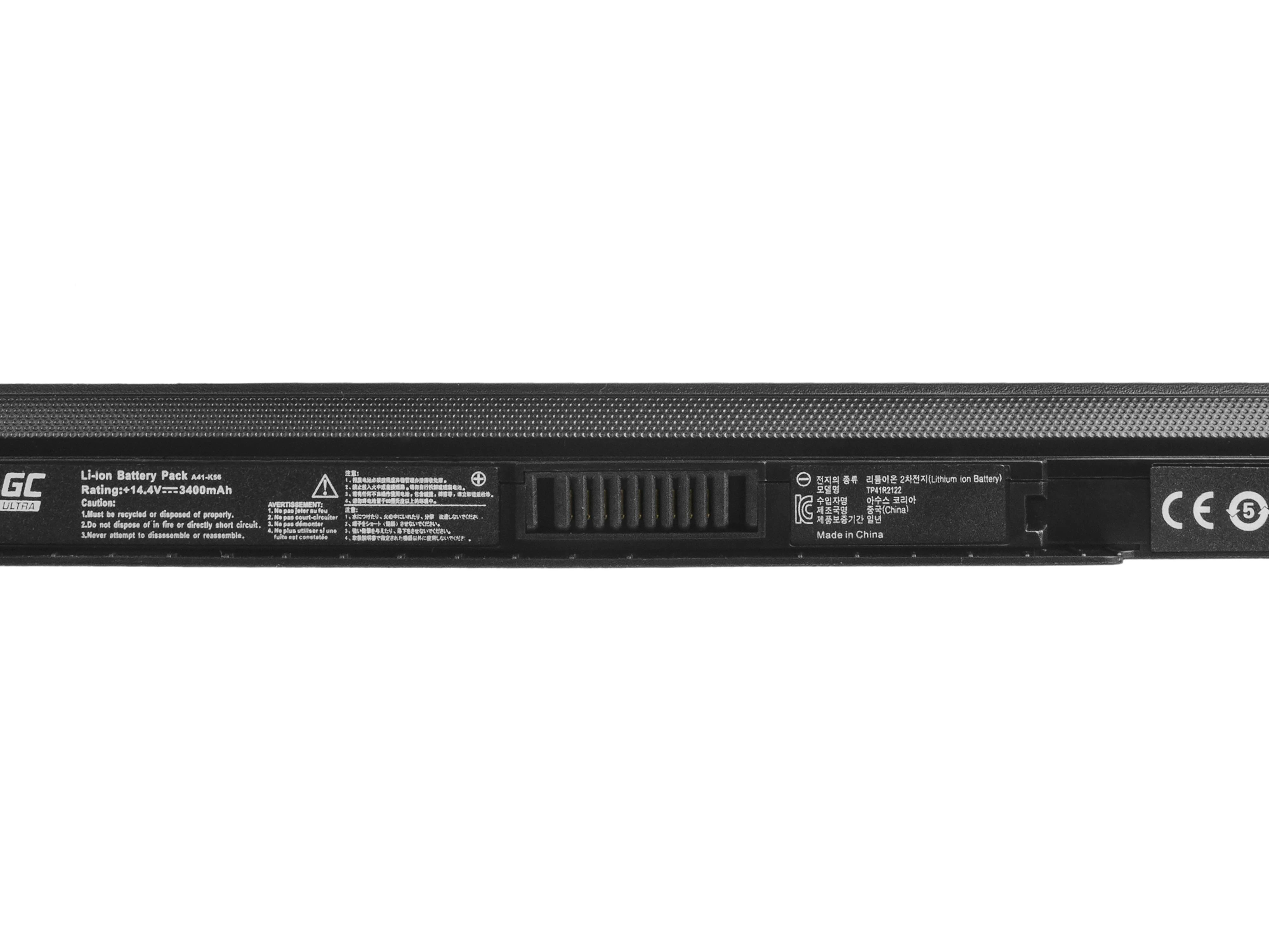 Žalias Cell Žalias Cell ULTRA akumuliatorius, skirtas Asus A32-K56 A46 A56 K46 K56 S56 / 14.4V 3400mAh