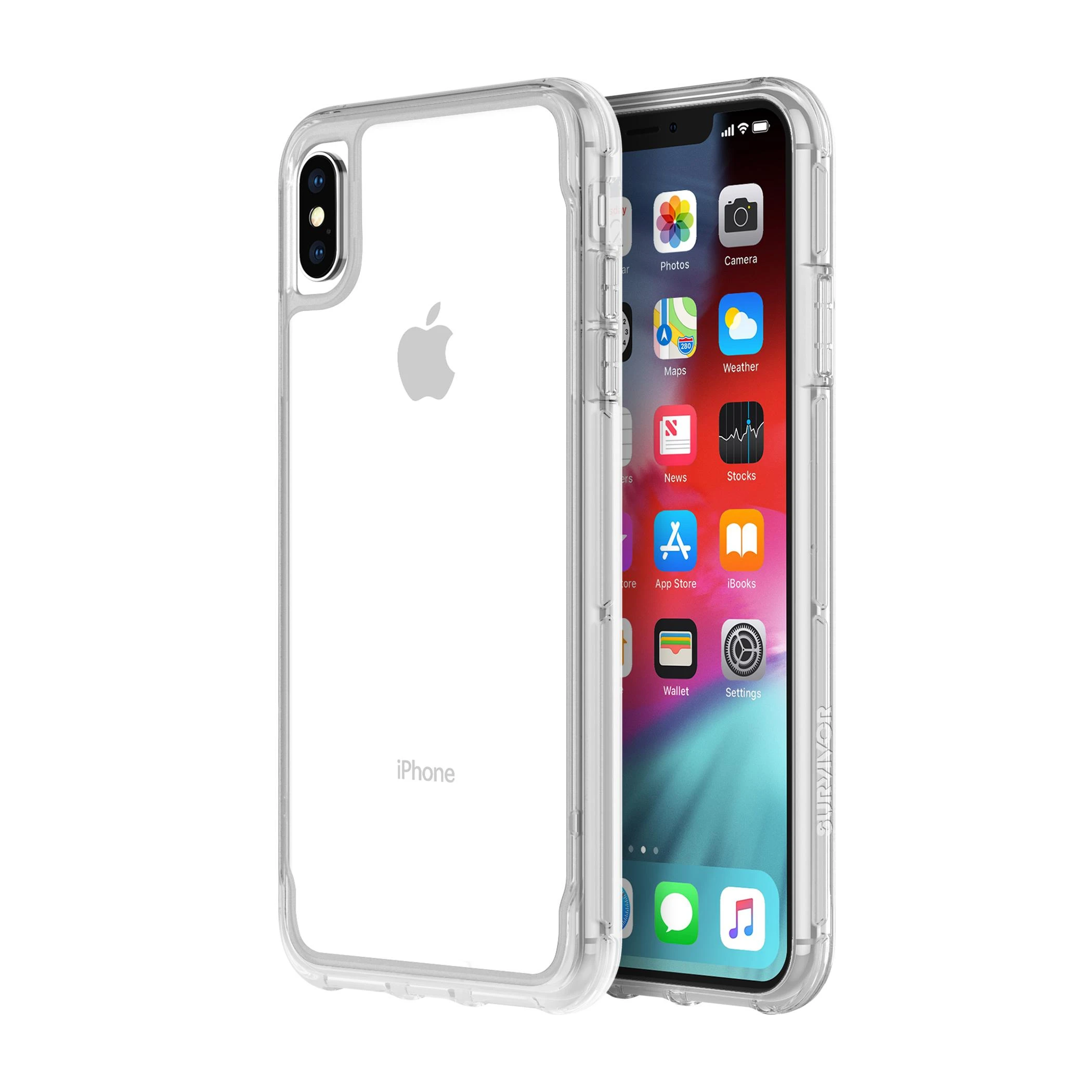Griffin Survivor Clear - dėklas skirtas Apple iPhone Xs Max Clear