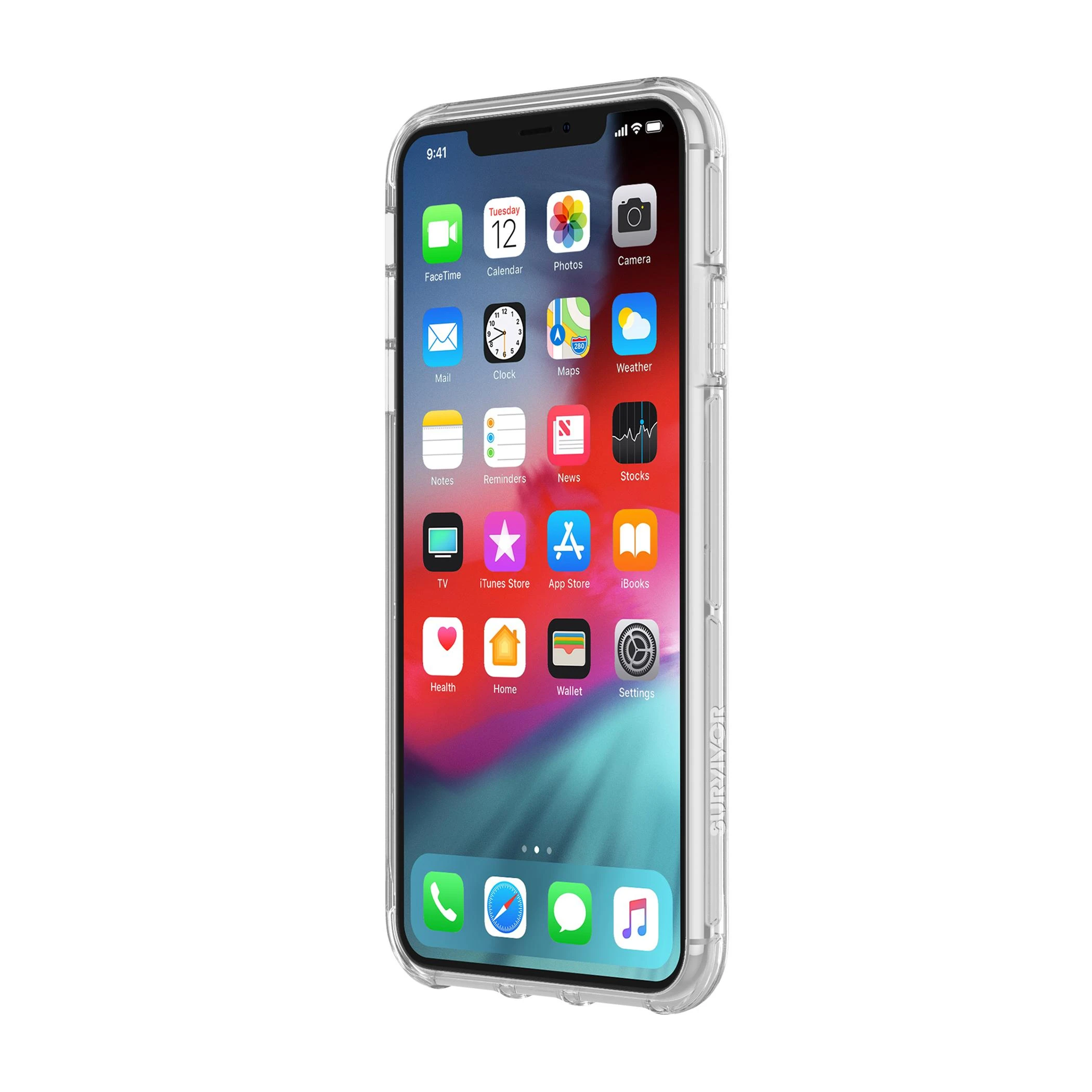 Griffin Survivor Clear - dėklas skirtas Apple iPhone Xs Max Clear