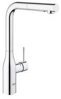 Virtuvės plautuvės maišytuvas su ištraukiama žarna Grohe Essence, 30270000, chromas