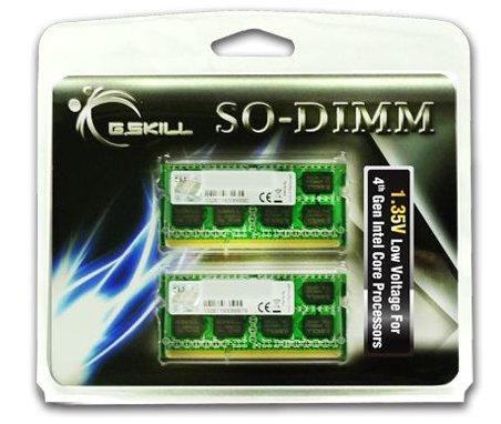 G.Skill SO-DIMM 8 GB DDR3-1600 (2x 4 GB) dviejų parametrų rinkinys, atmintis - F3-1600C11D-8GSL