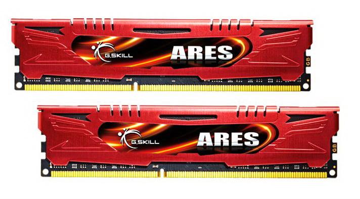 RAM G.Skill DIMM 16 GB DDR3-2133 (2x 8 GB) dviejų jungčių rinkinys, atmintis - F3-2133C11D-16GAR, Ares, INTEL XMP
