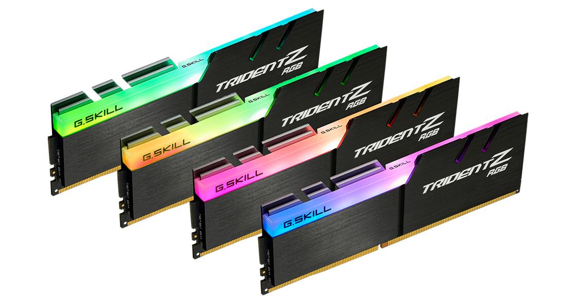 RAM G.Skill Trident Z RGB 32GB DDR4 K4 32GTZRC 3600 (4x8GB) C16