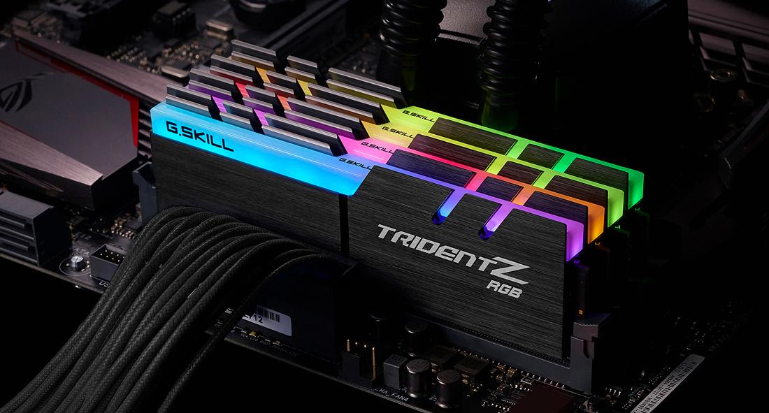 RAM G.Skill Trident Z RGB 32GB DDR4 K4 32GTZRC 3600 (4x8GB) C16