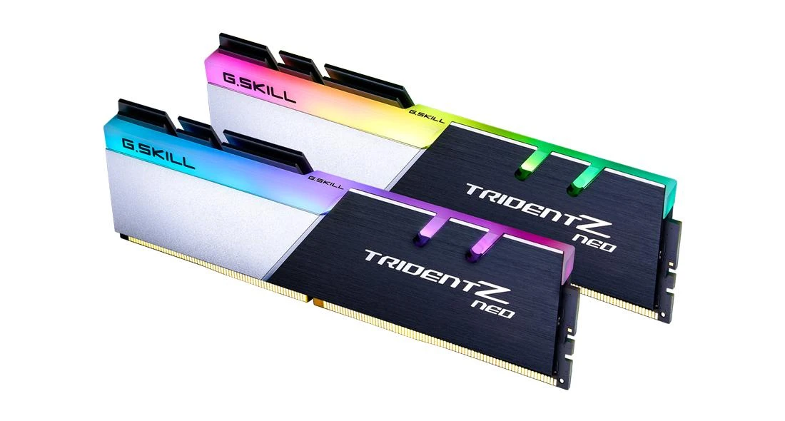 G.Skill Trident Z Neo RAM plokštelės su RGB apšvietimu