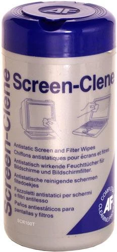 Valiklis Servetėlės AF TFT/LCD ekranų valymui antistatinės 100psc ECO