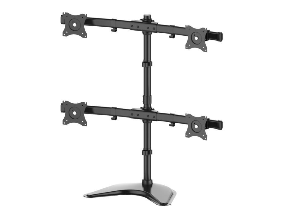Laikiklis Multibrackets MB DESKSTAND BASIC QUAD Juodas MAX 10KG