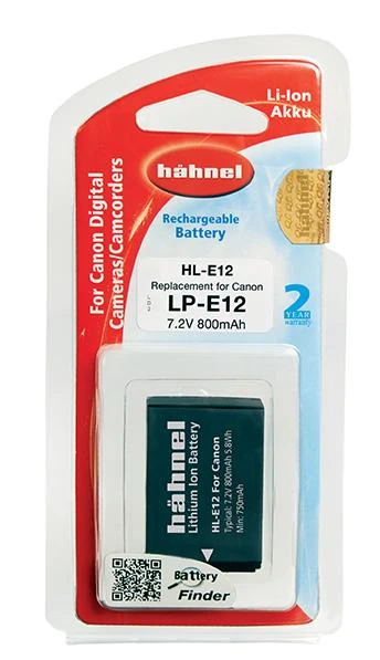 Hähnel Hahnel HL-E12 – 800 mAh – 7,2 V – ličio jonų (ličio jonų) – 1 vnt.