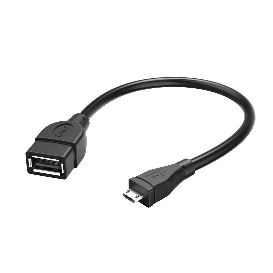 HAMA USB OTG CABLE GN A / B MICRO WT 15 CM Juodas
