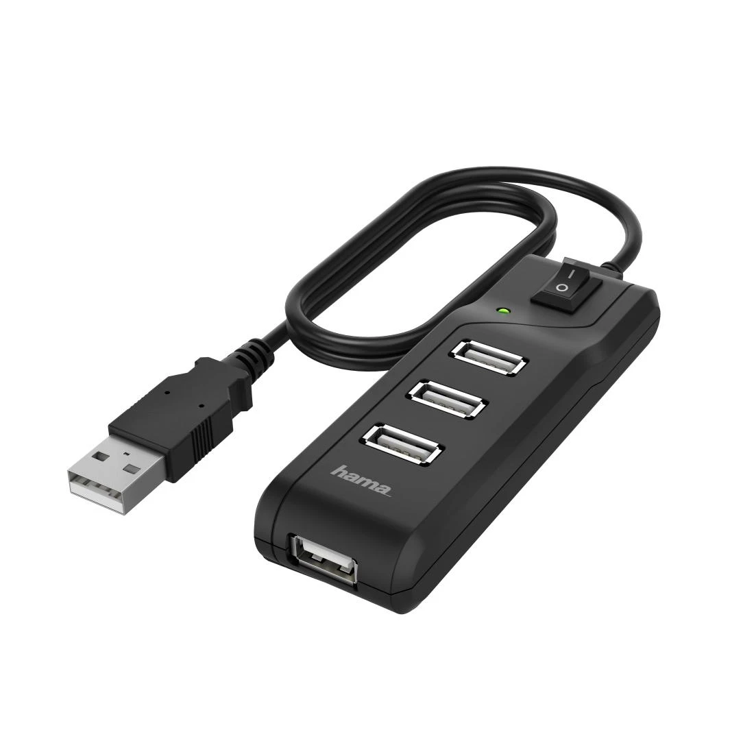 HUB USB Hama 4x USB-A 2.0 (002001180000)