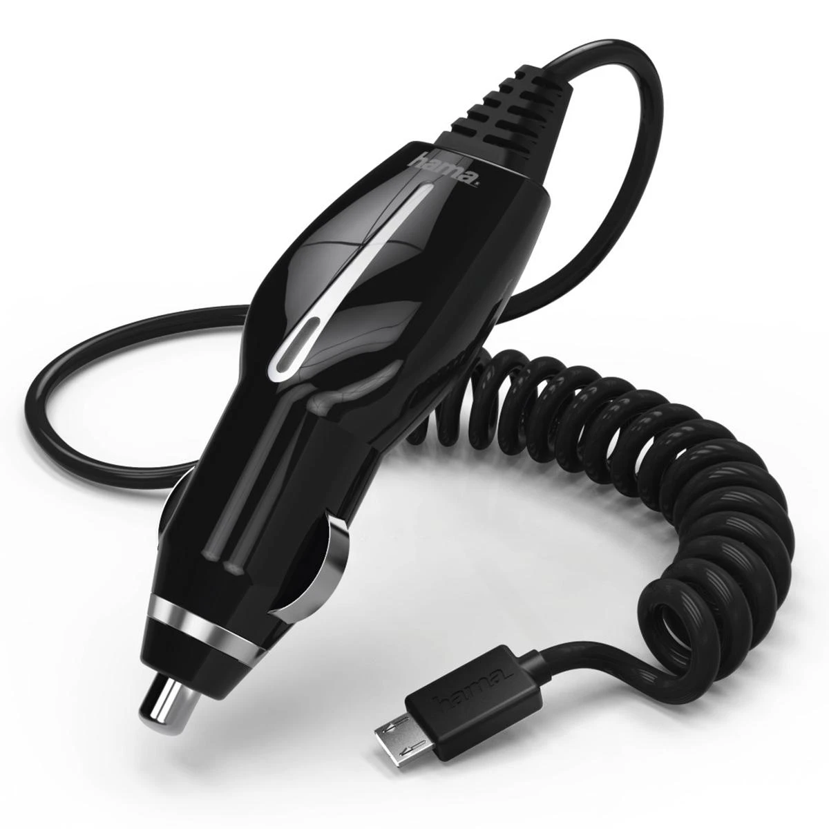 Hama Įtampos keitiklis 12-30V -> 5V/1.2A micro usb laidas, 93584