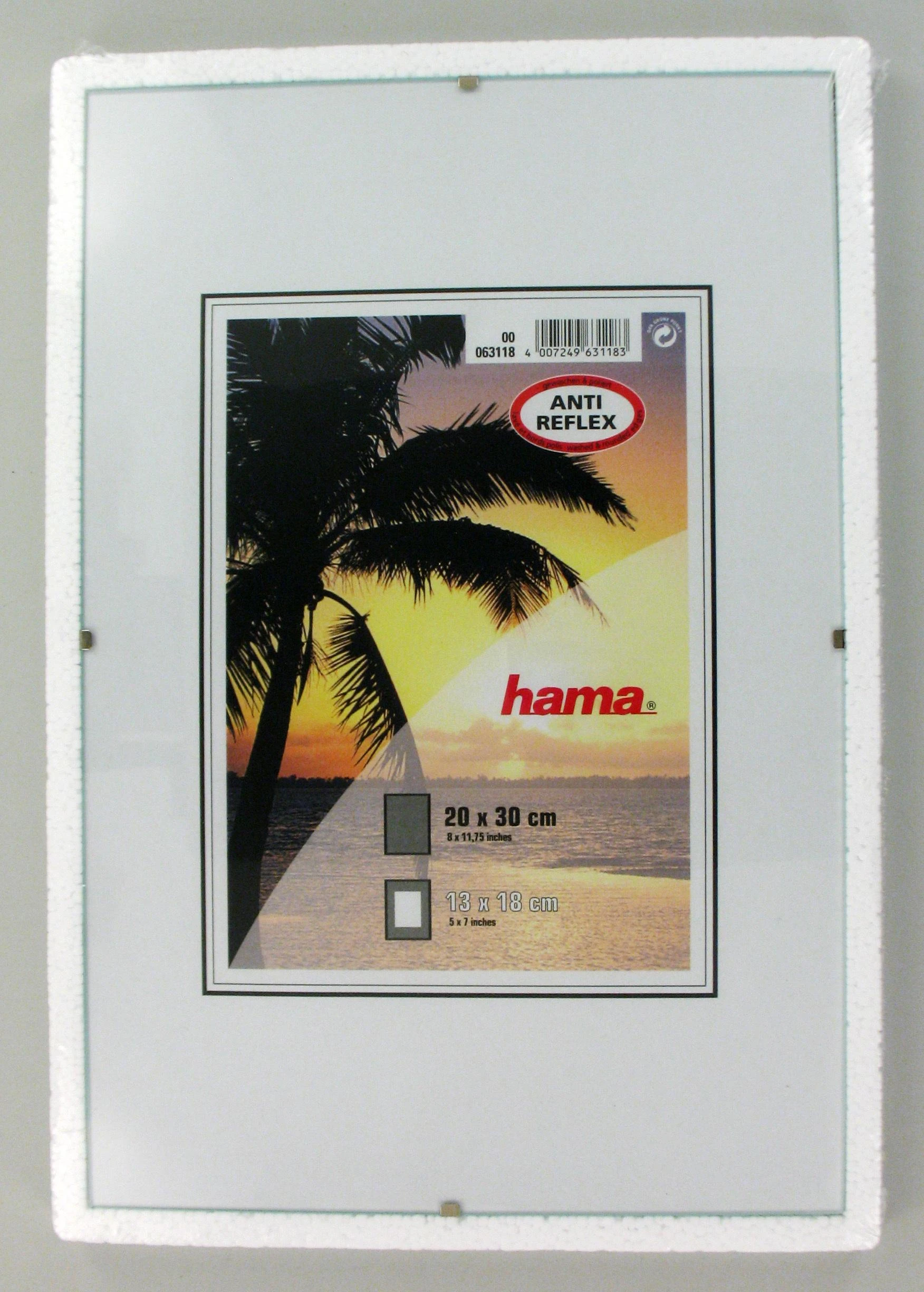 Nuotraukų rėmelis Hama Clip-Fix ARG 20x30 berėmių nuotraukų laikiklis 63118