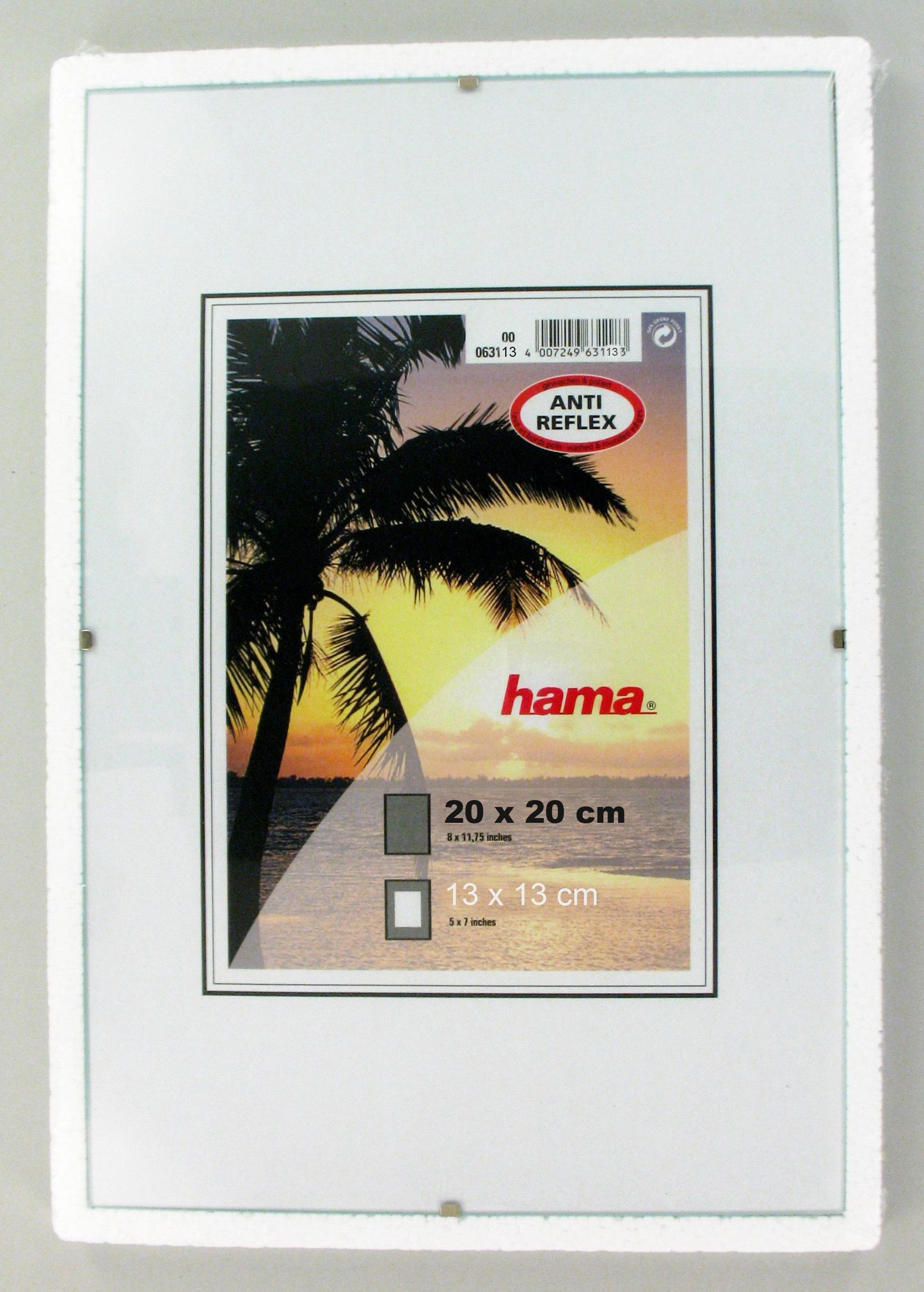 Nuotraukų rėmelis Hama Clip-Fix ARG 20x20 berėmių nuotraukų laikiklis 63113