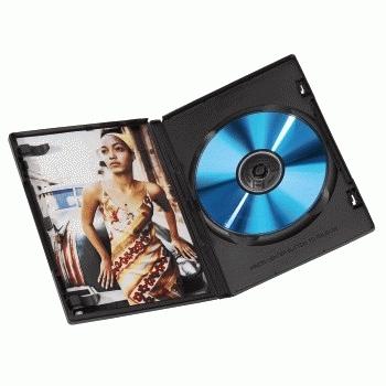1x10 Hama DVD-Jewel Case juodas 51276