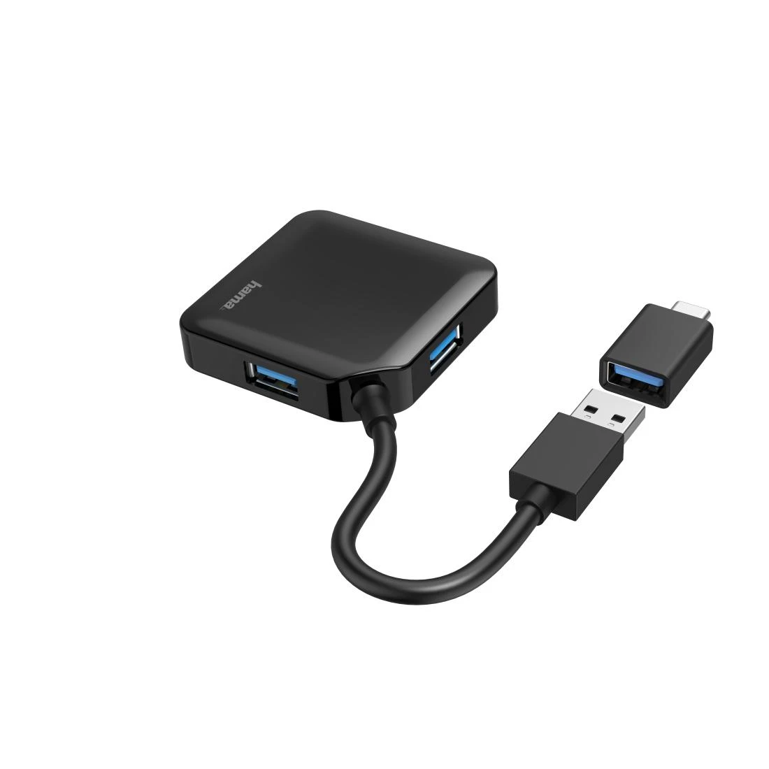 Hama USB šakotuvas su USB-C adapteriu