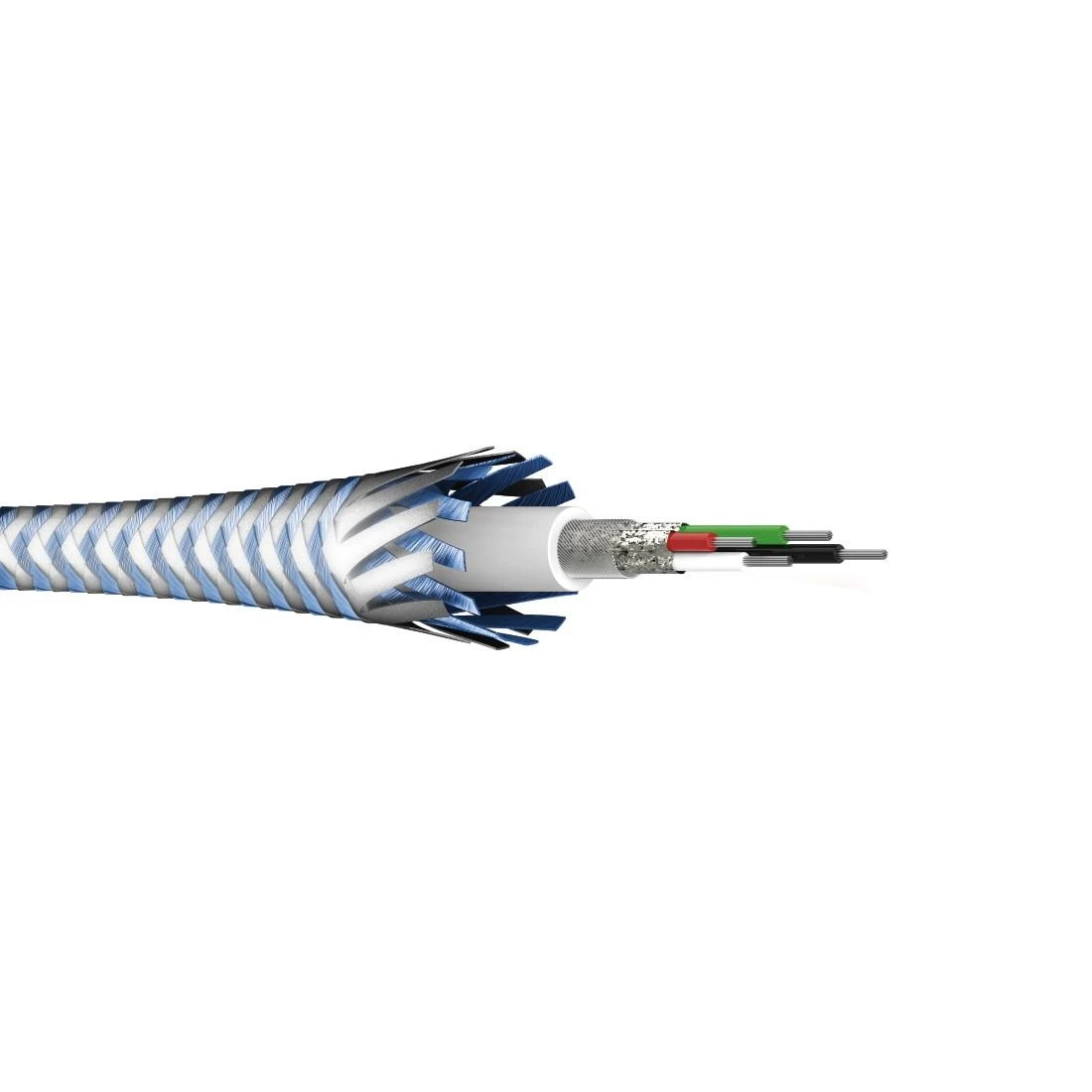 HAMA Reflective Charging/Data Cable Micro-USB 1.5 m mėlynas