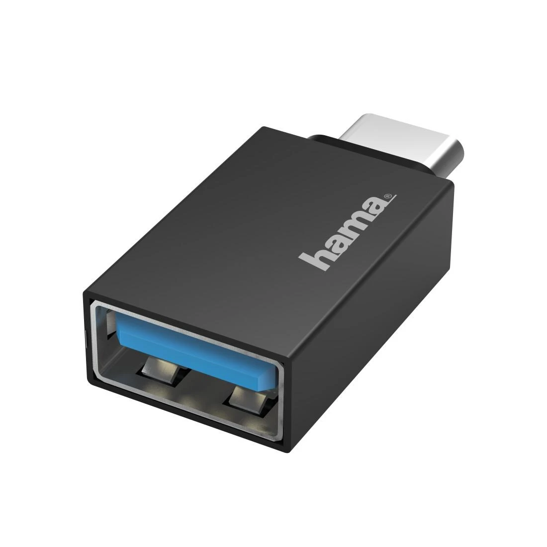 Hama USB-C į USB-A adapteris, juodas