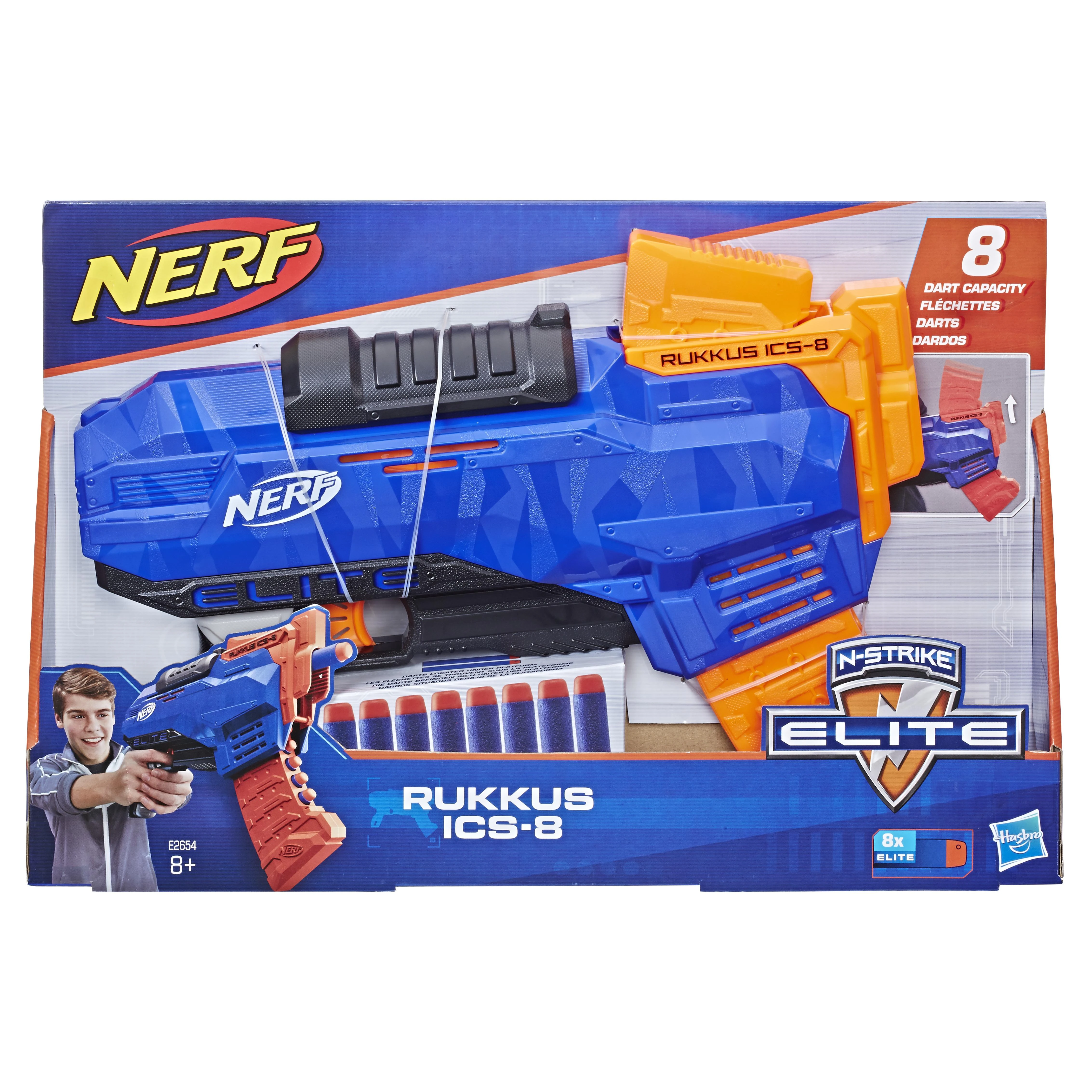 Hasbro HAS NERF šautuvas RUKKUS ICS 8