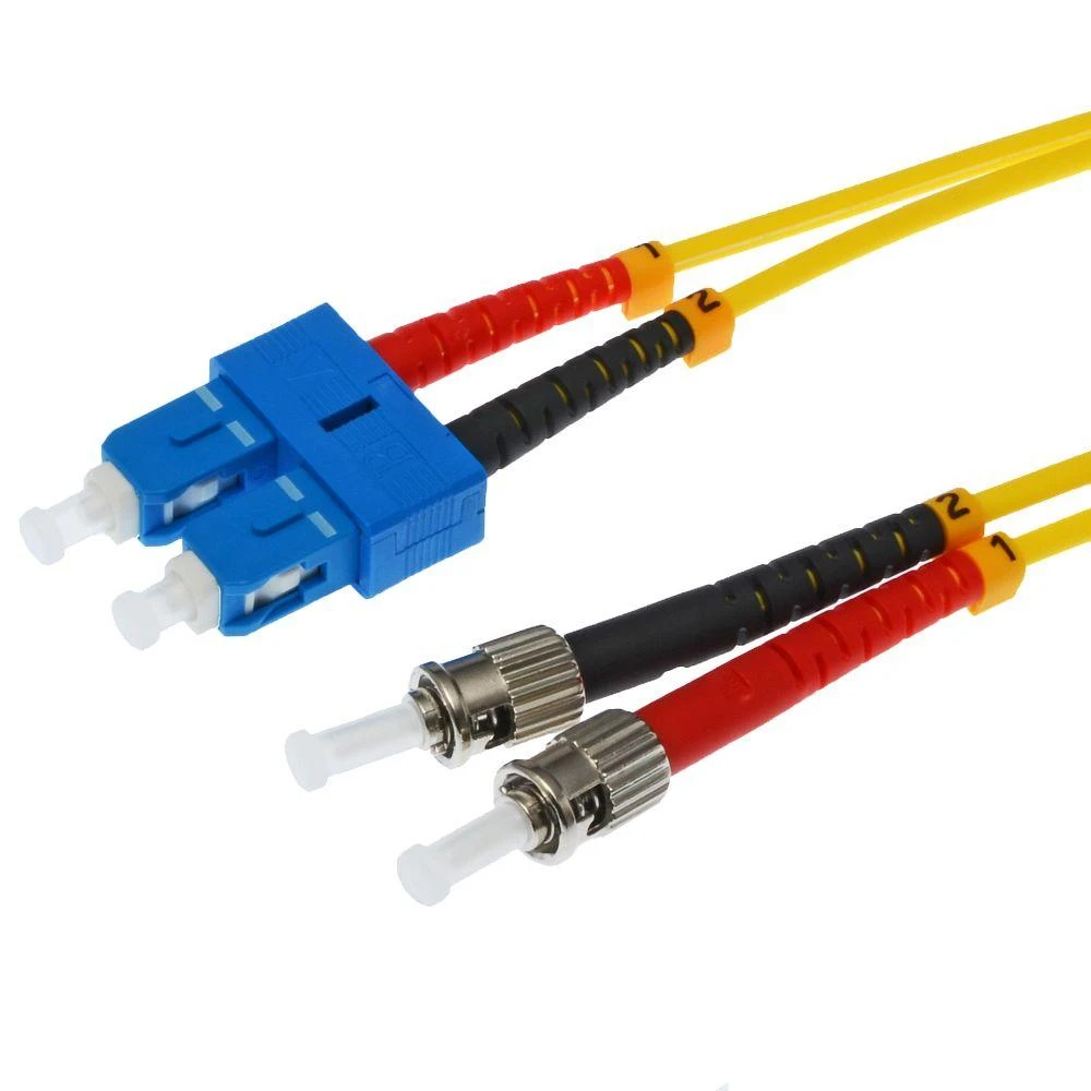 helos LWL Patchkabel OS2 Duplex 3,0mm SC-ST 9/125µm gelb 7,5m LSZH