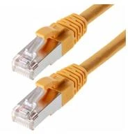 Verschiedene helos Patchkabel Cat 5e SF/UTP RJ45 gelb 0,5m AWG26