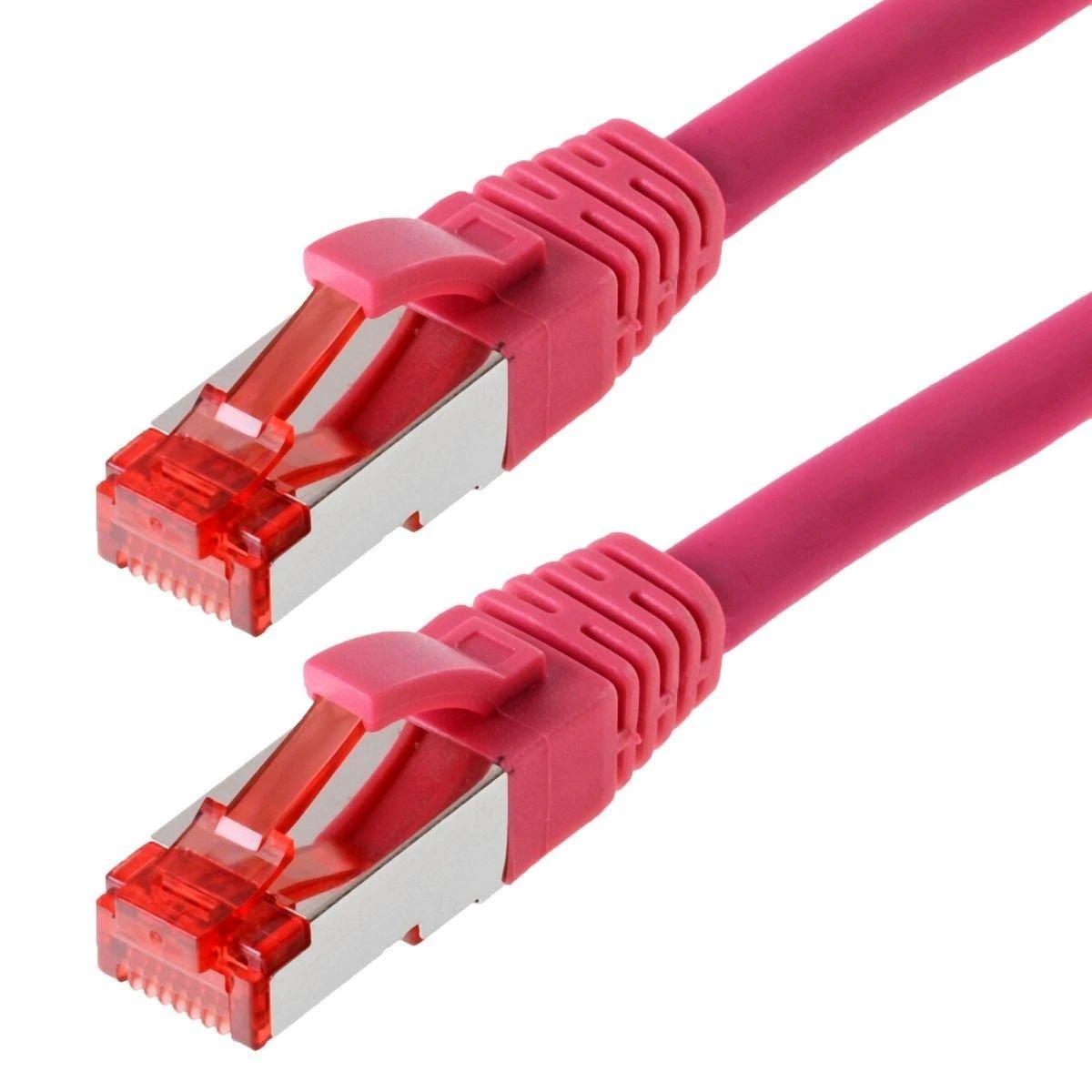 Helos patch cable S/FTP Cat 6 rausvai raudona 3,0m