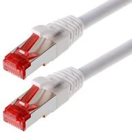 Helos pataisomasis kabelis S/FTP Cat 6 baltas 30,0m