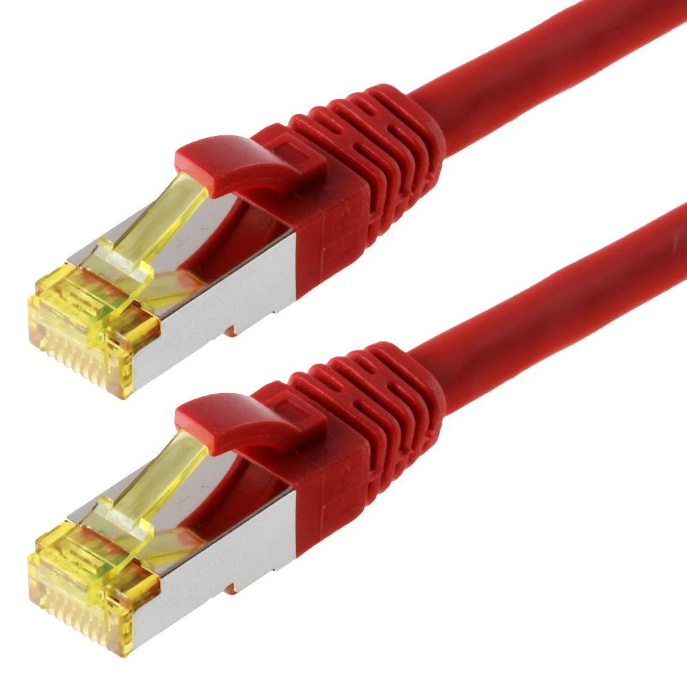 Helos pataisomasis kabelis S/FTP Cat 6a raudonas 20,0m