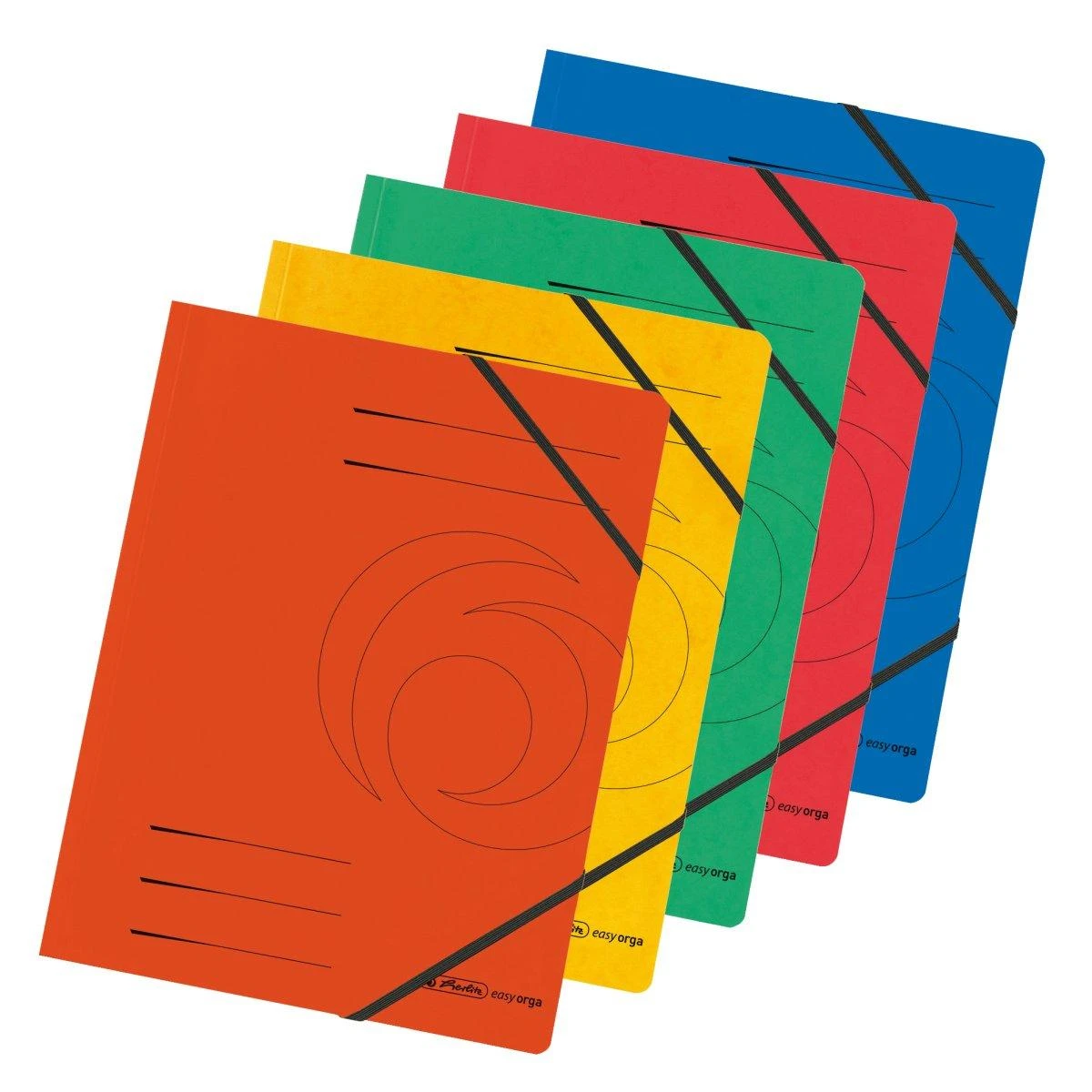Herlitz A4 dokumentų aplankai, 5 vnt. rinkinys