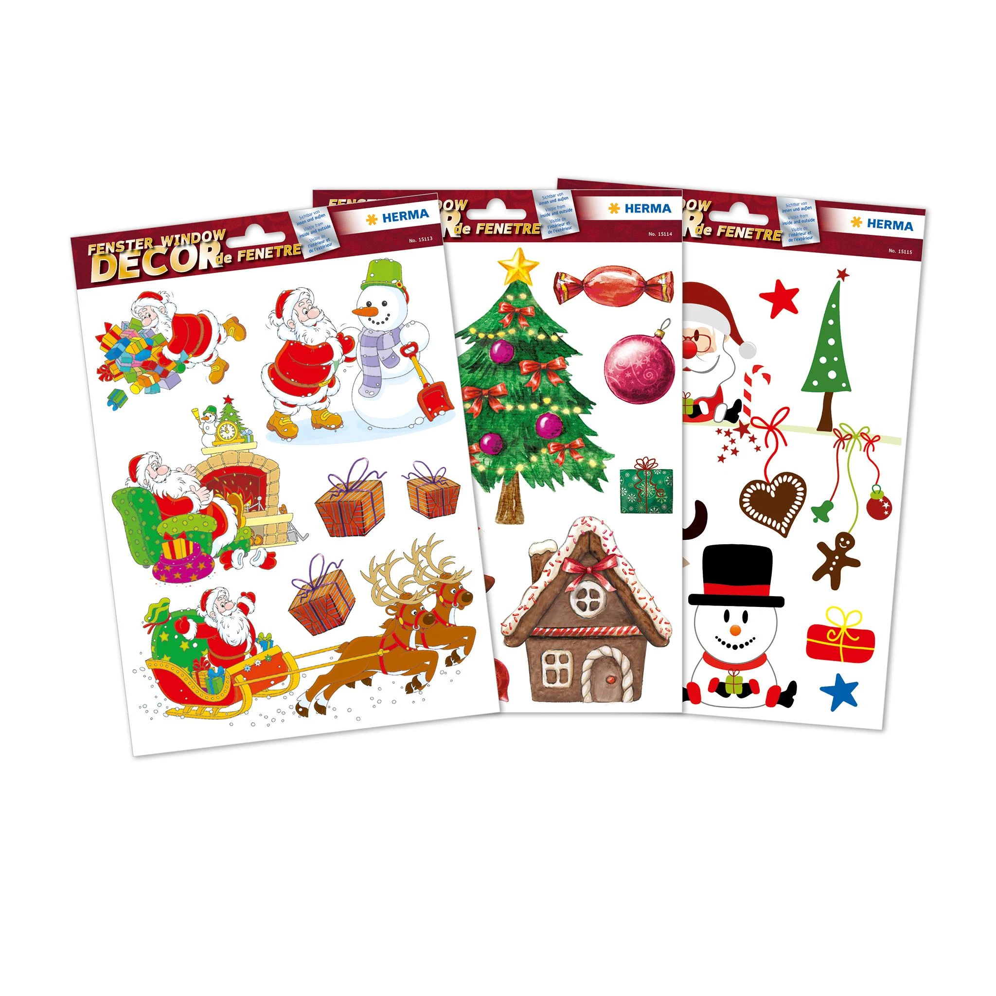 Herma HERMA Fensterbilder Weihnachten Kindermotive 25St.