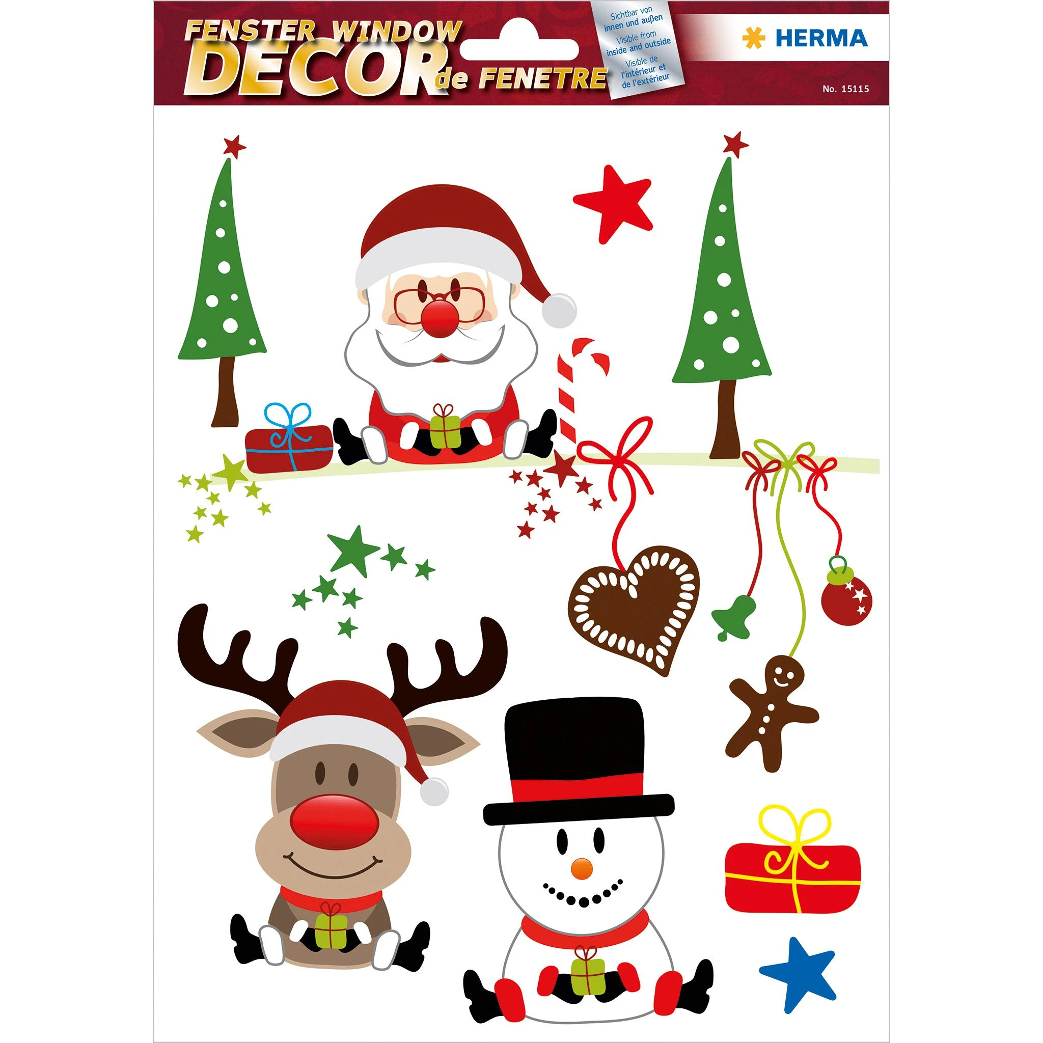 Herma HERMA Fensterbilder Weihnachten Kindermotive 25St.