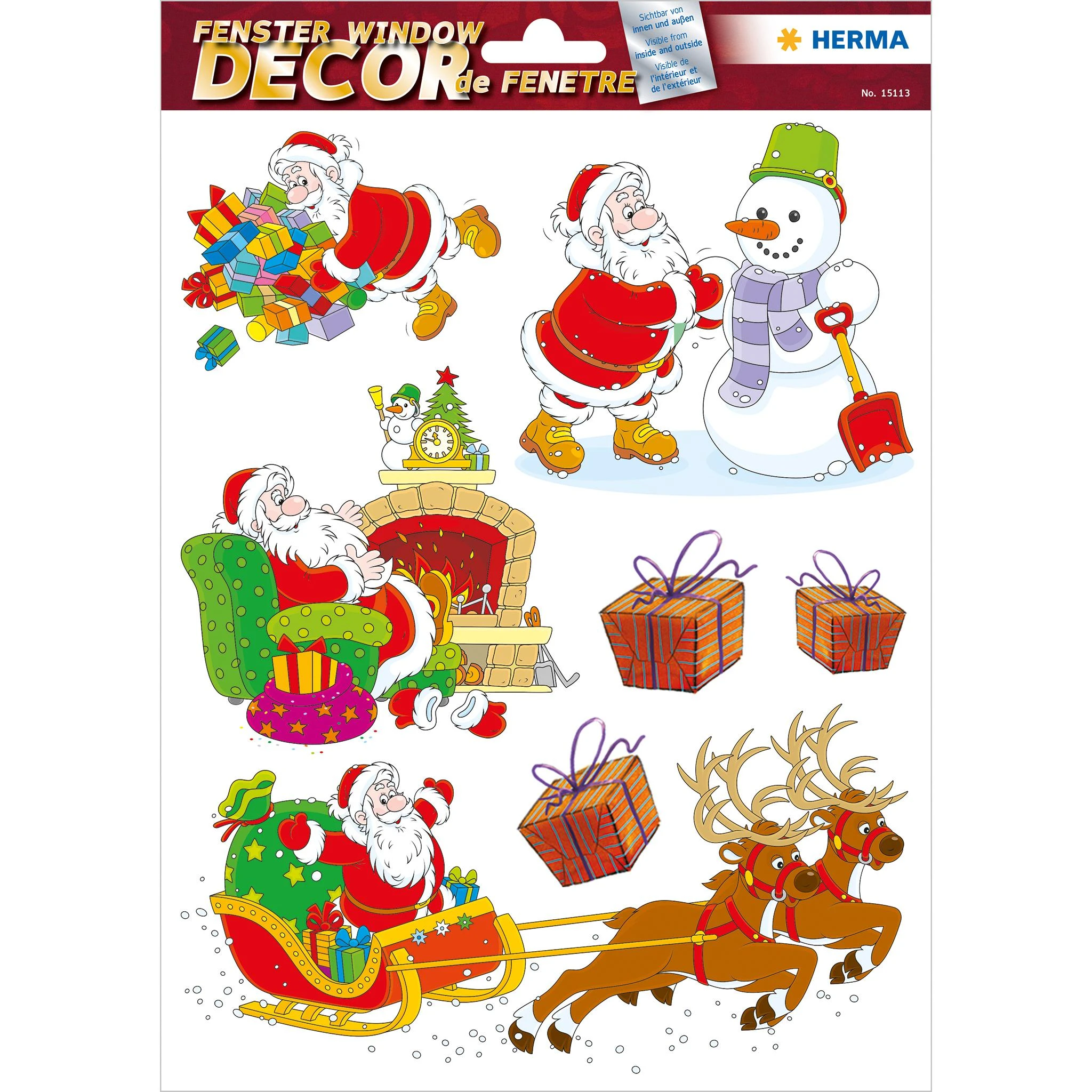 Herma HERMA Fensterbilder Weihnachten Kindermotive 25St.
