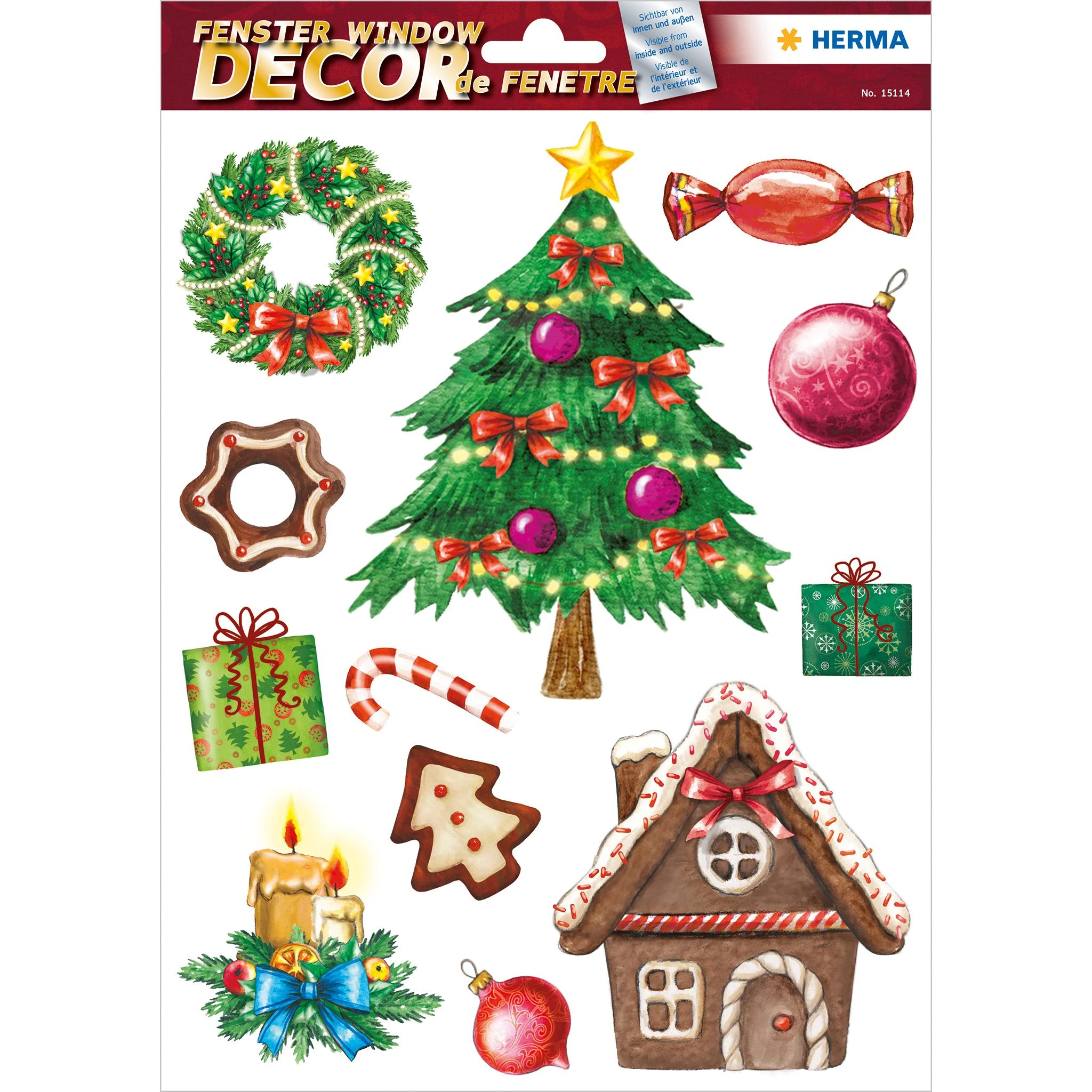Herma HERMA Fensterbilder Weihnachten Kindermotive 25St.