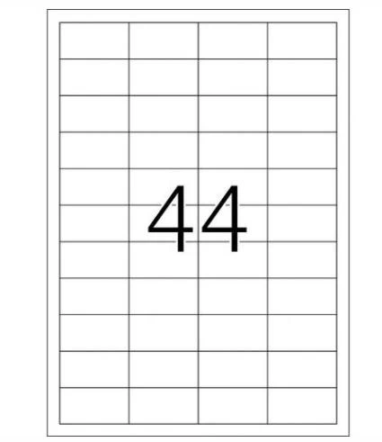 Herma Etik. patvarus A4 balta 48,3x25,4 mm neperšlampamas 440 St.