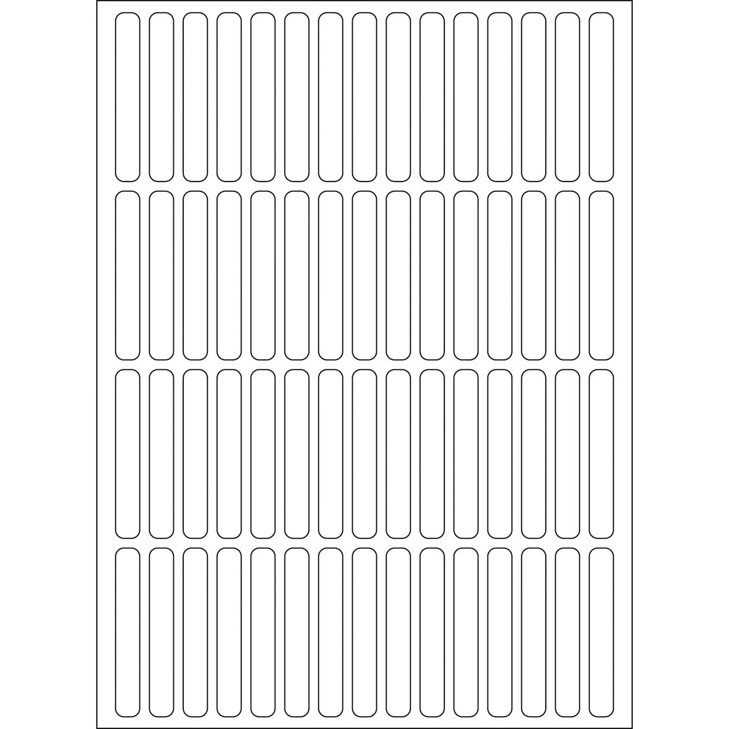 HERMA Vielzwecketiketten baltas 5x35 mm Papier matt 1920 St.