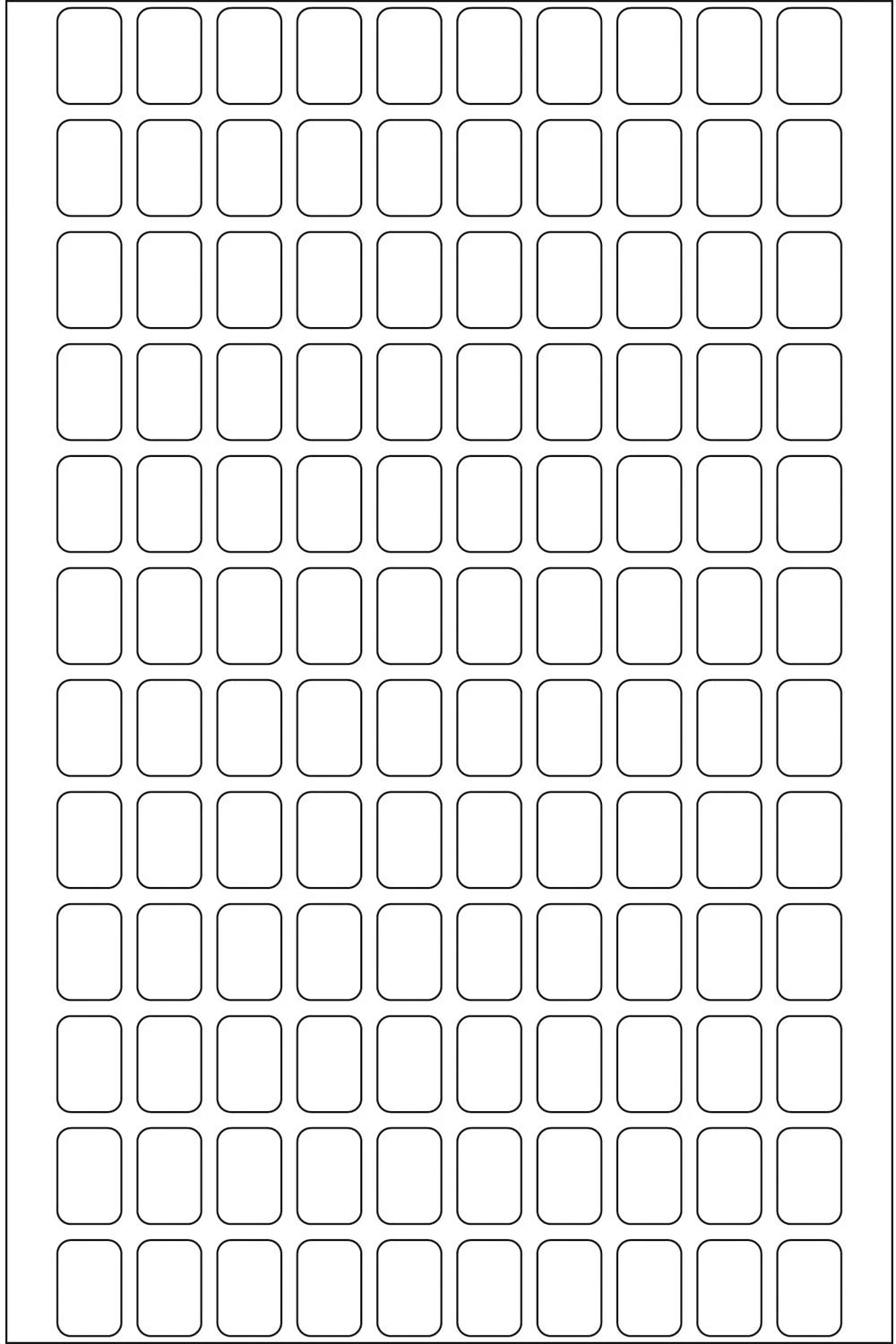 HERMA daugiafunkcinės etiketės 8x12 mm baltas popierius matinis užrašas ranka 3840 vnt. - Baltas - Apvalus stačiakampis - Celiuliozė, Popierius - Vokietija - 8 mm - 12 mm