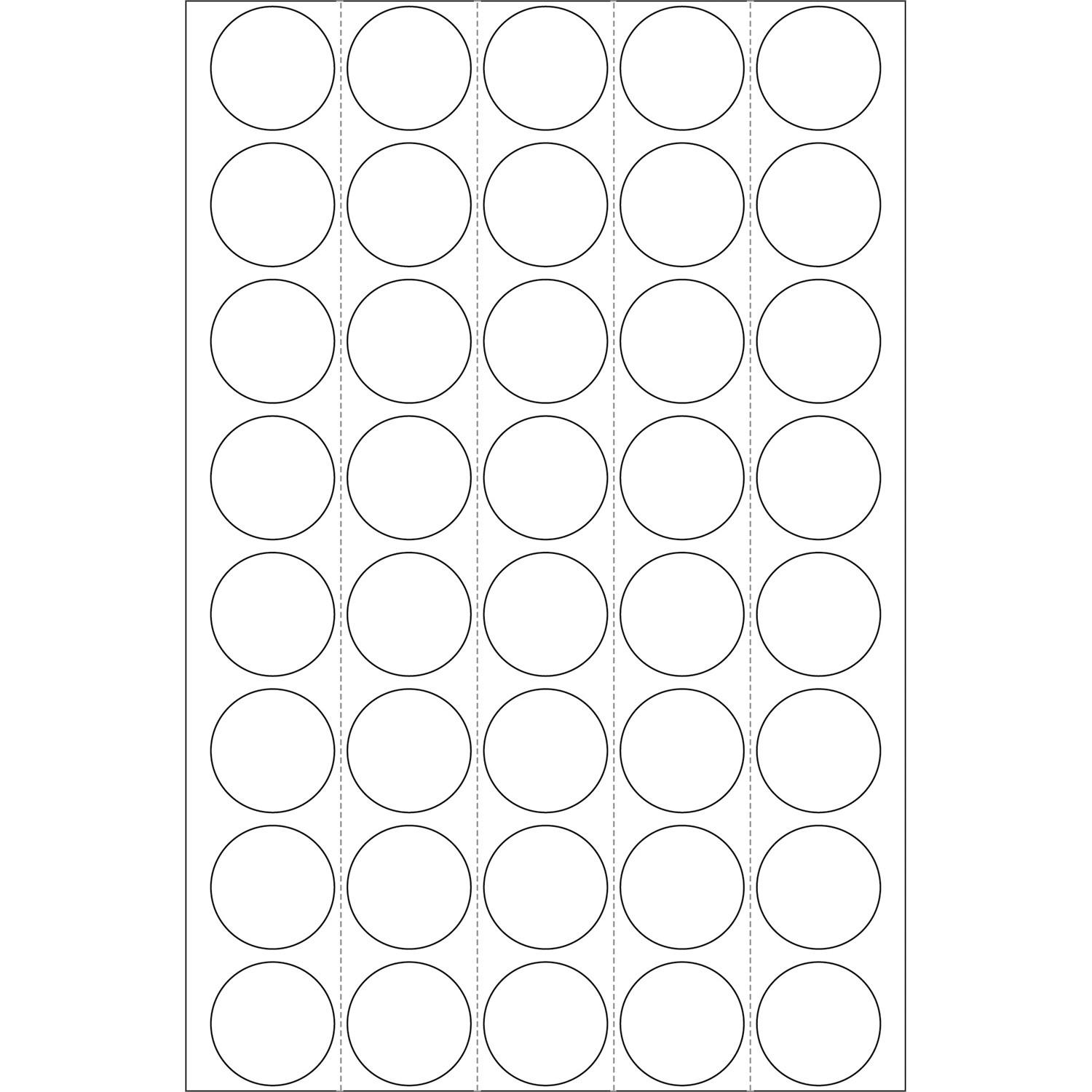 Herma Lipnios etiketės, apvalas, balta 19 mm 1280 vnt - 2250