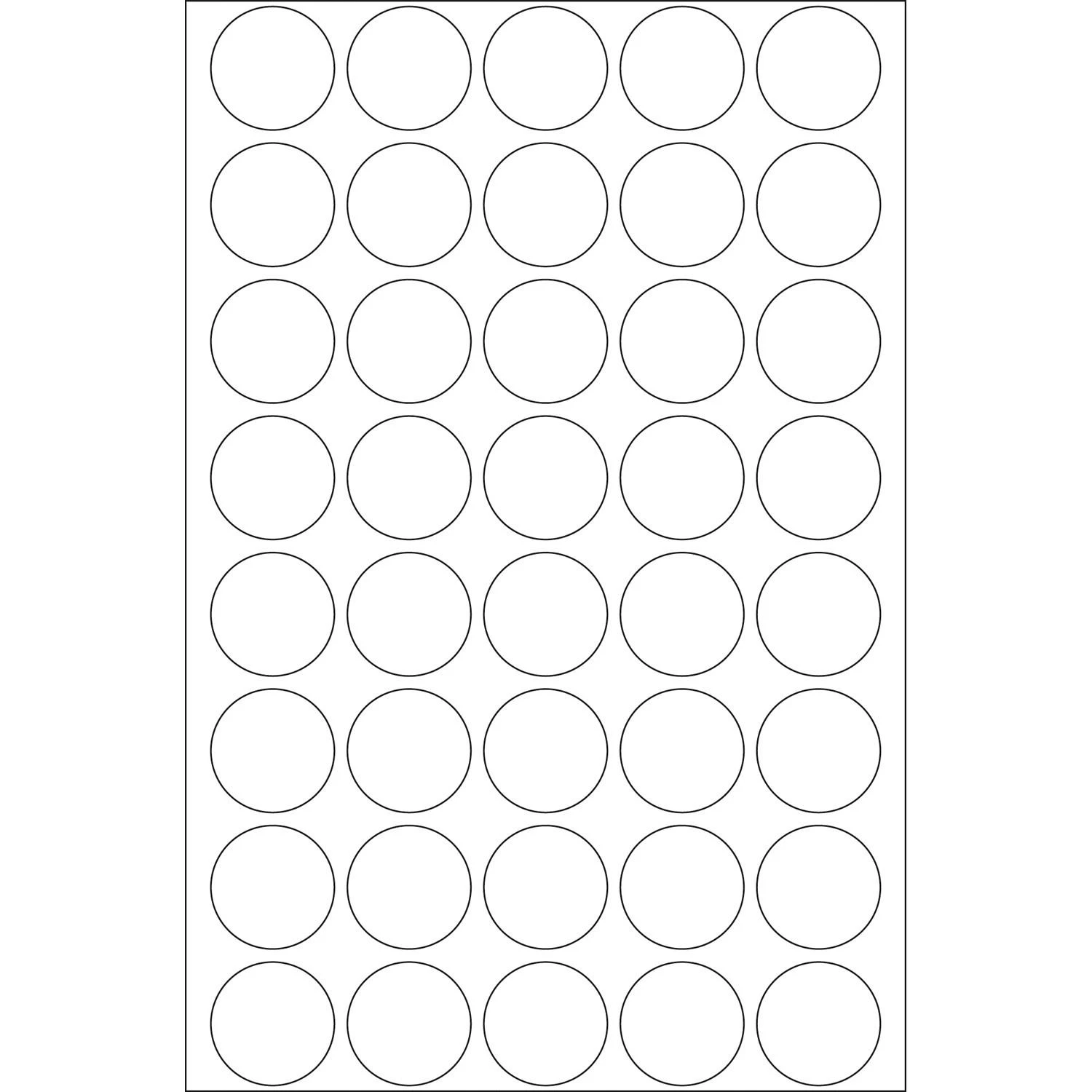 Herma sandarinimo etiketės 19 mm, 20 lapų (2257)