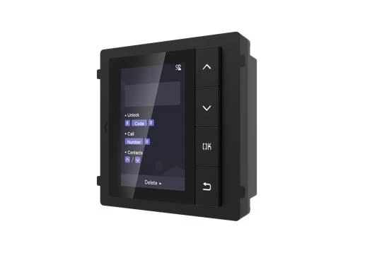 Hikvision DS-KD-DIS ekranas su valdymo mygtukais